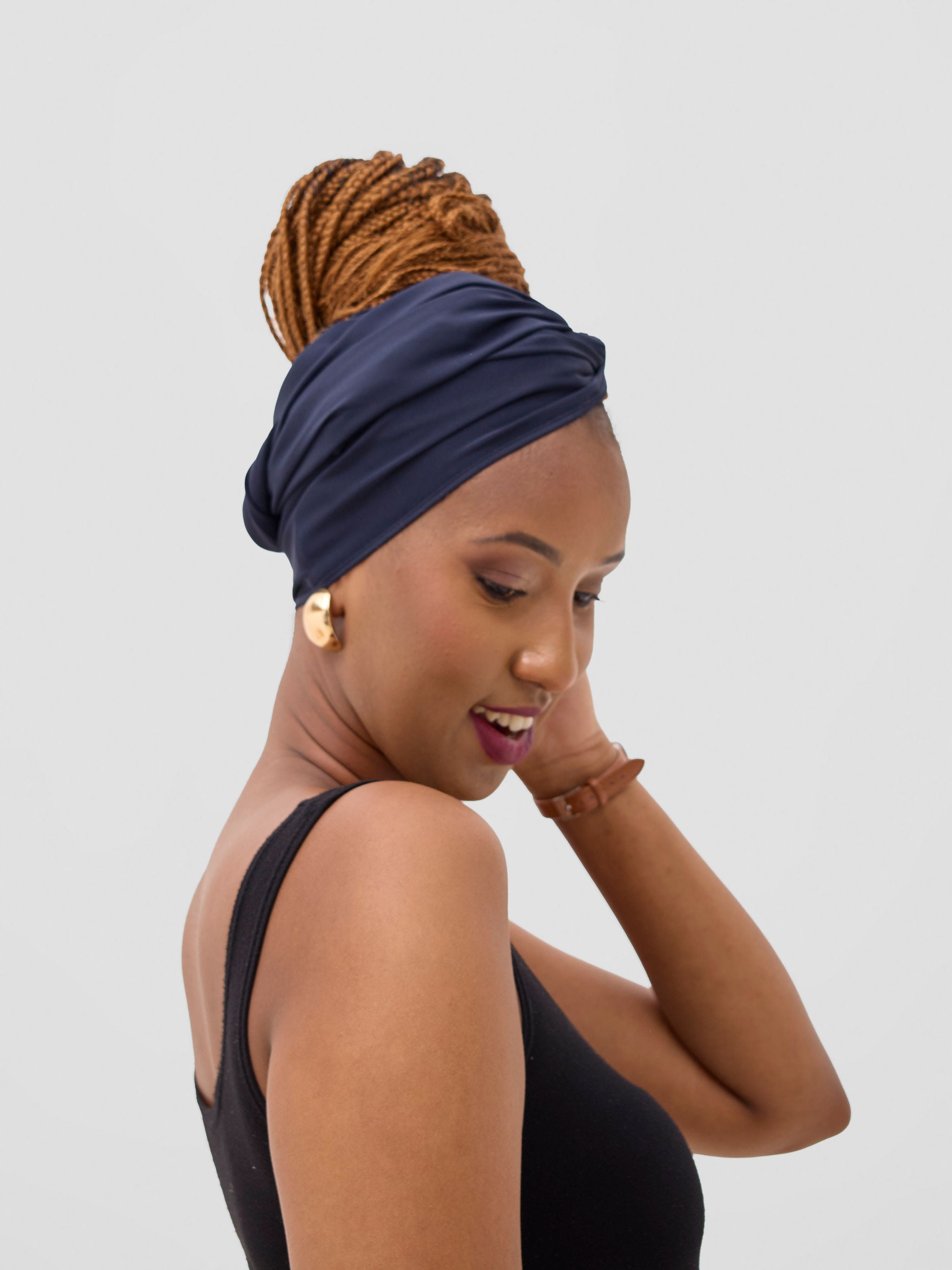 Vivo Seli Head Wrap - Navy Blue