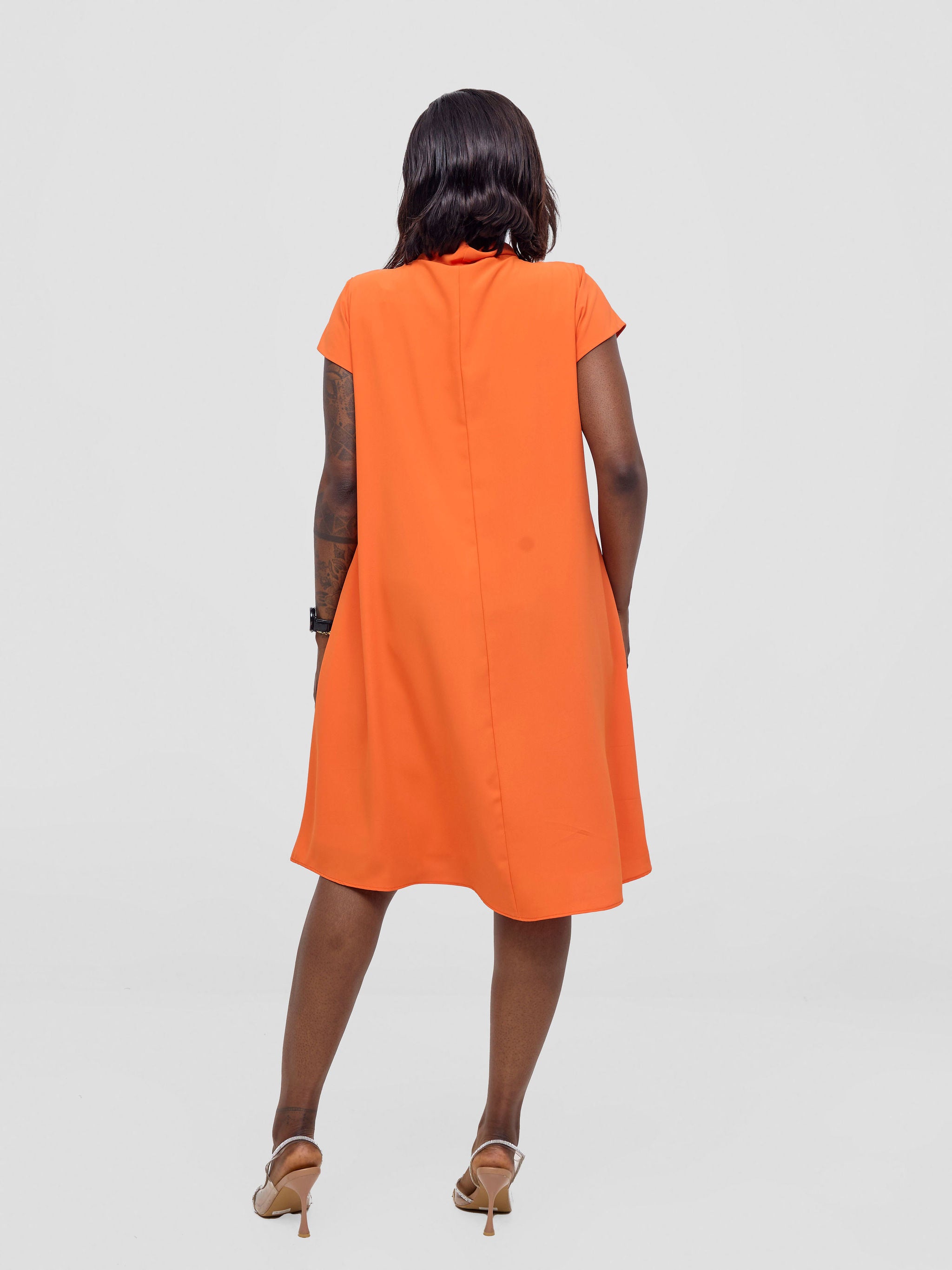 Vivo Niari Tent Dress - Orange