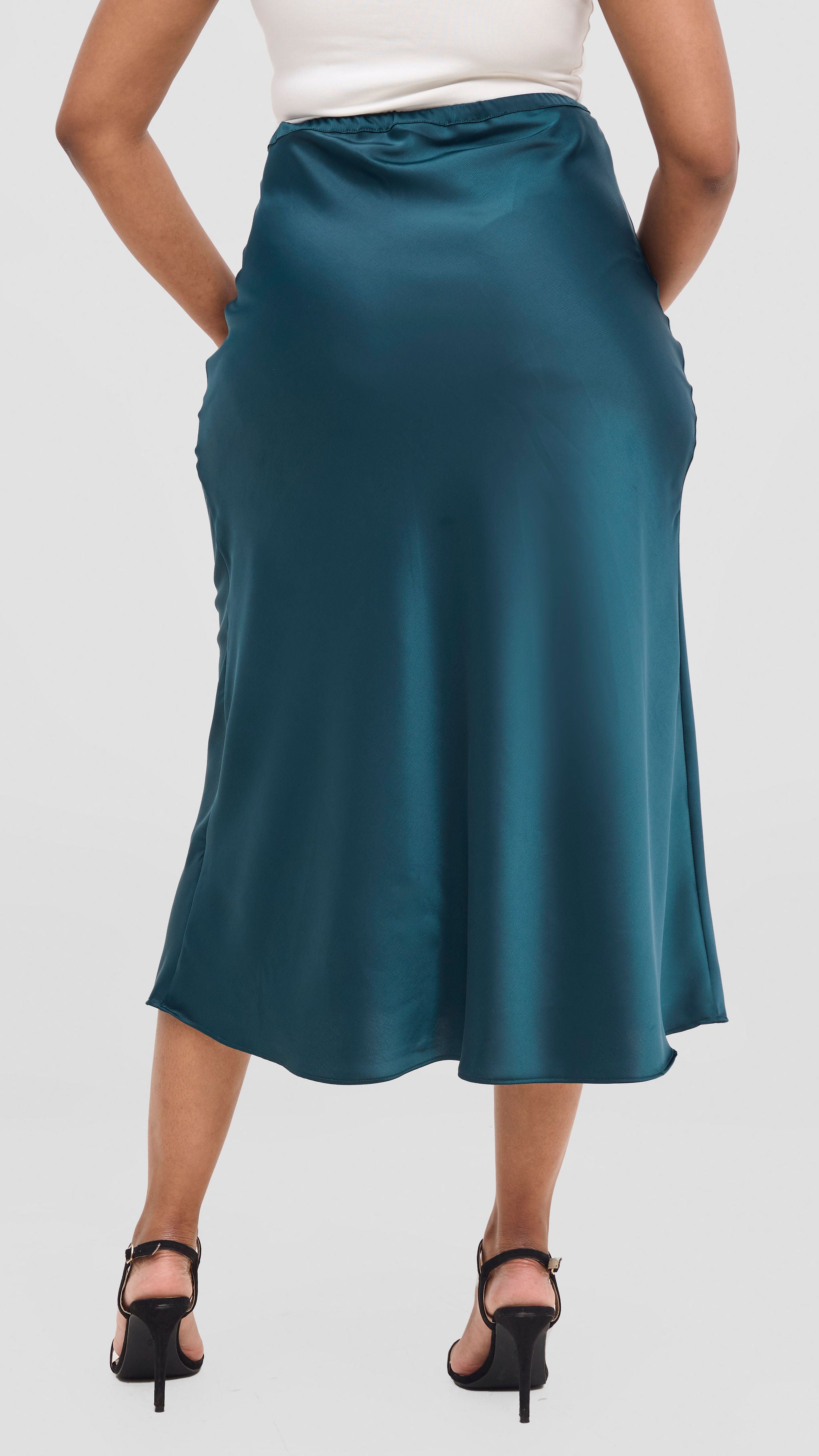 Vivo Samira Slip Skirt - Dark Green