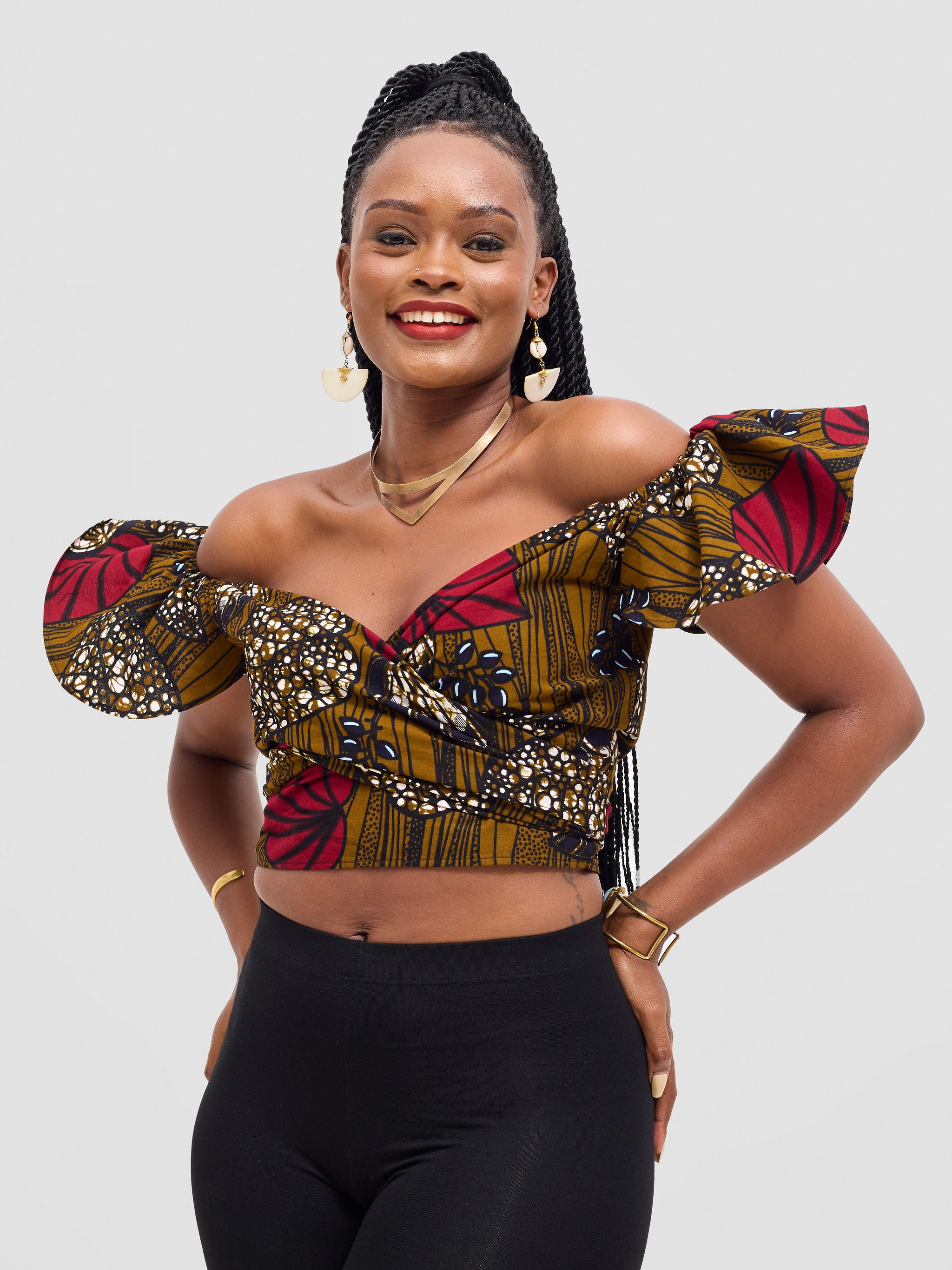 Safari Sizani 2 Way Wrap Top - Sipo