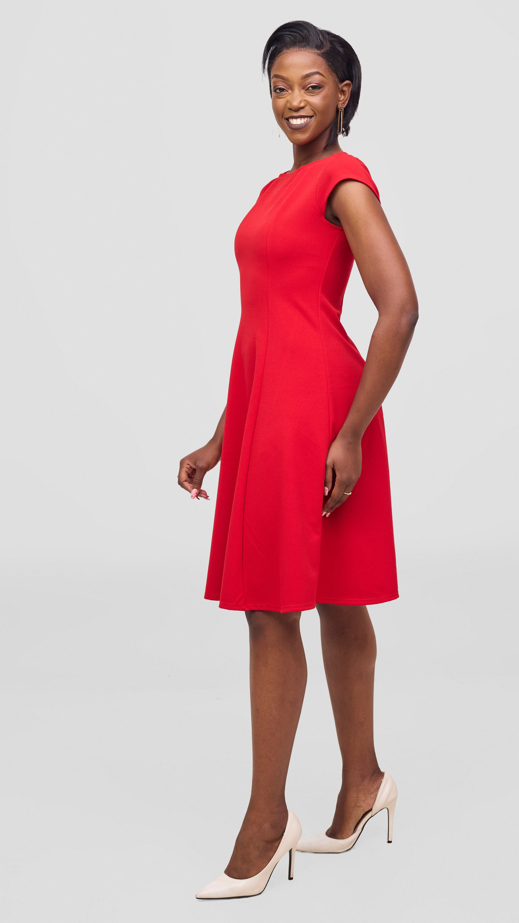 chinese dress ladies Assembly Line, Multi-Sleeve Midi Dress Pattern, Two Size Ranges, Swede –  Lakes Makerie main image 0