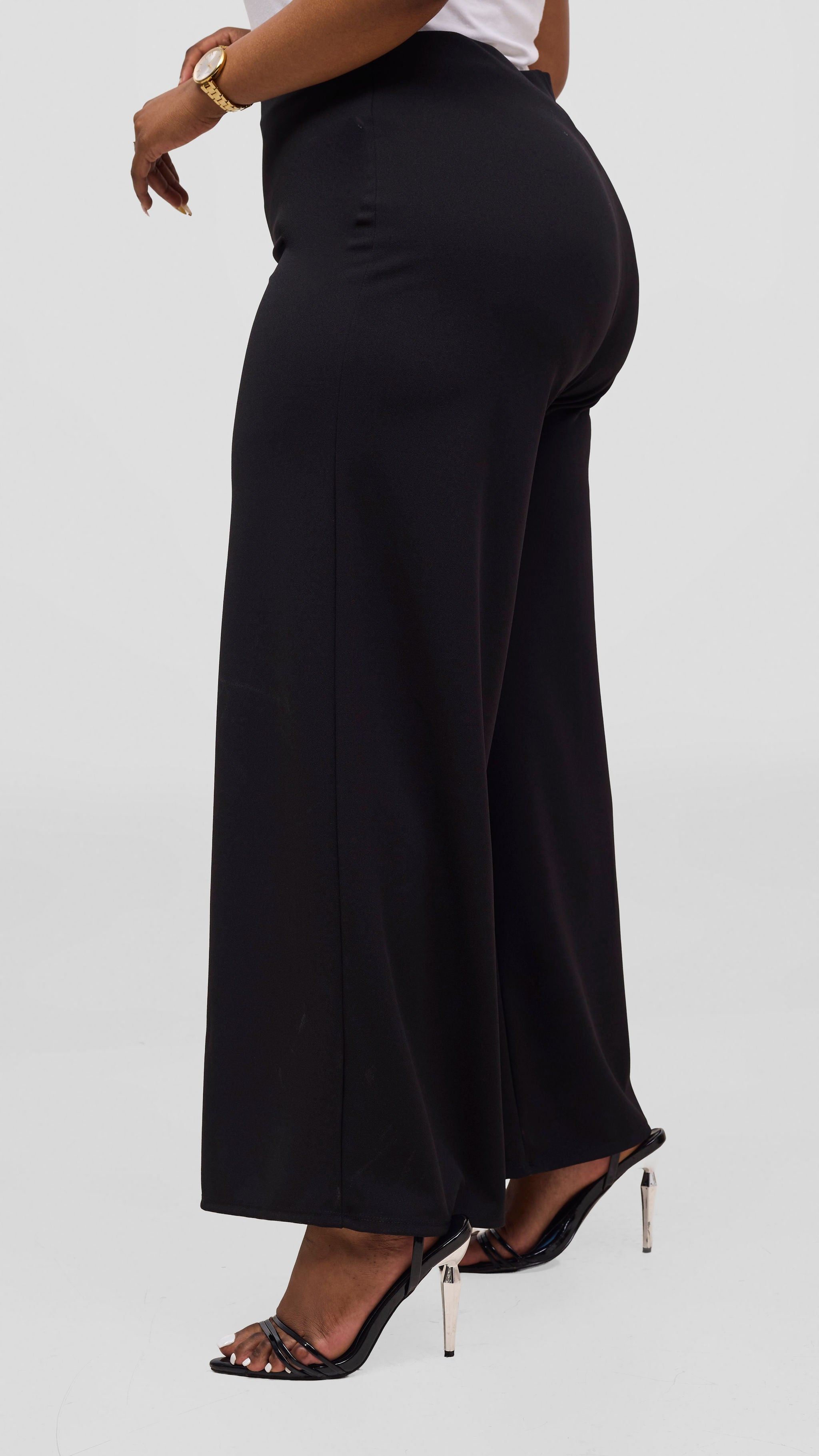 Vivo Dua Wide Leg Pants - Black