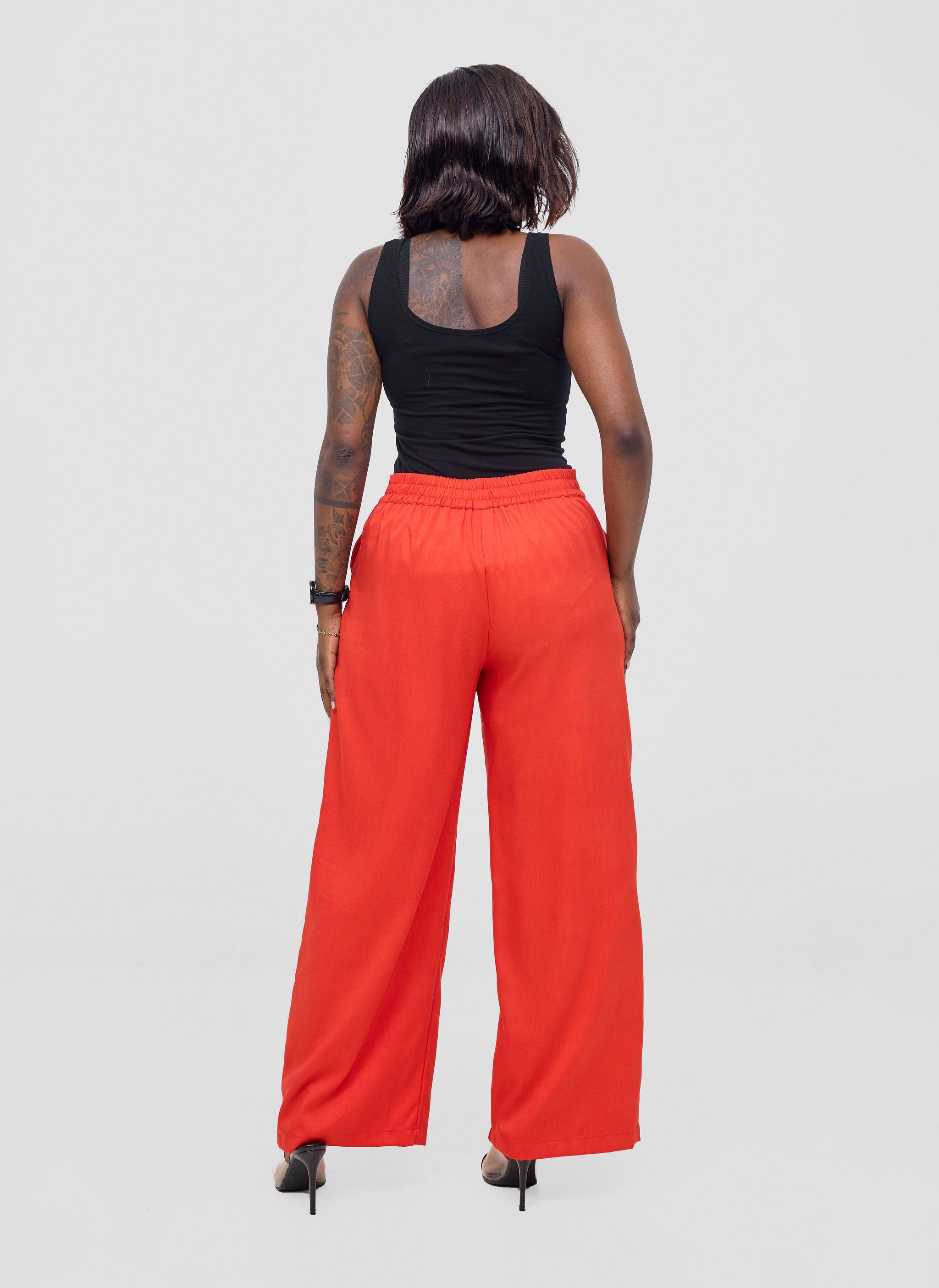 Vivo Niari straight leg Pants - Orange