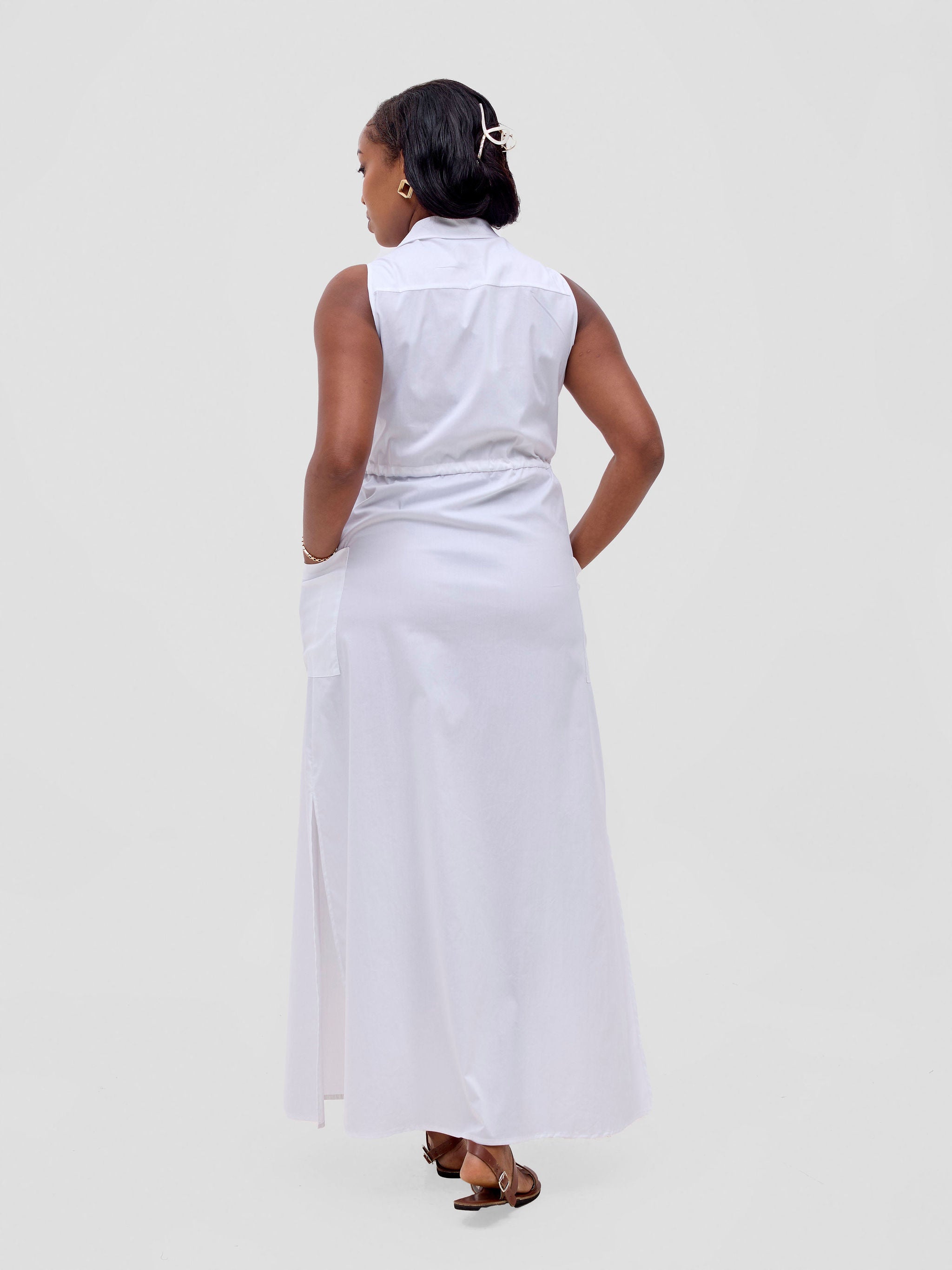Safari Kamari Maxi Dress - White
