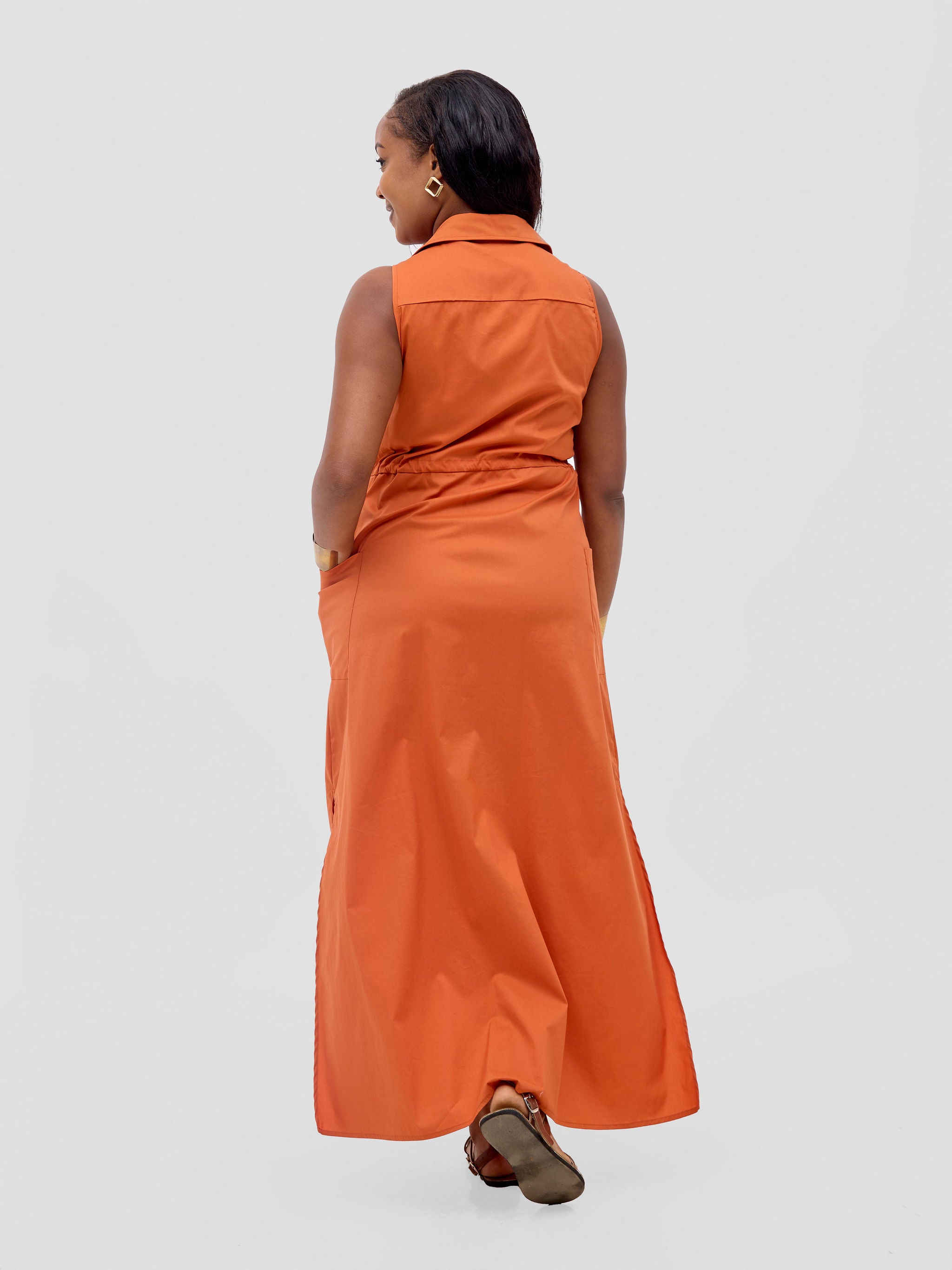 Safari Kamari Maxi Dress - Rust