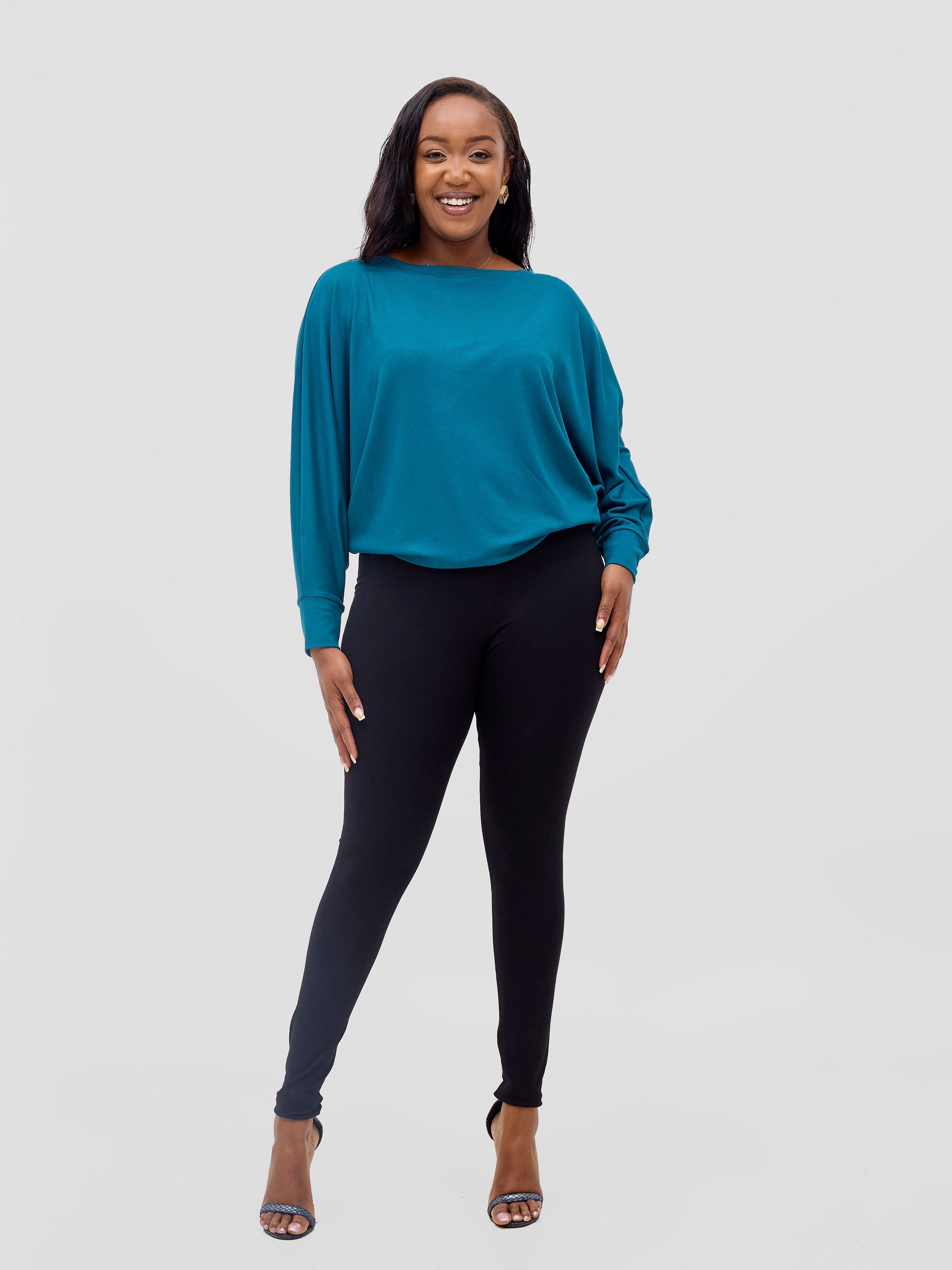 Vivo Bana Batwing Top - Deep Teal