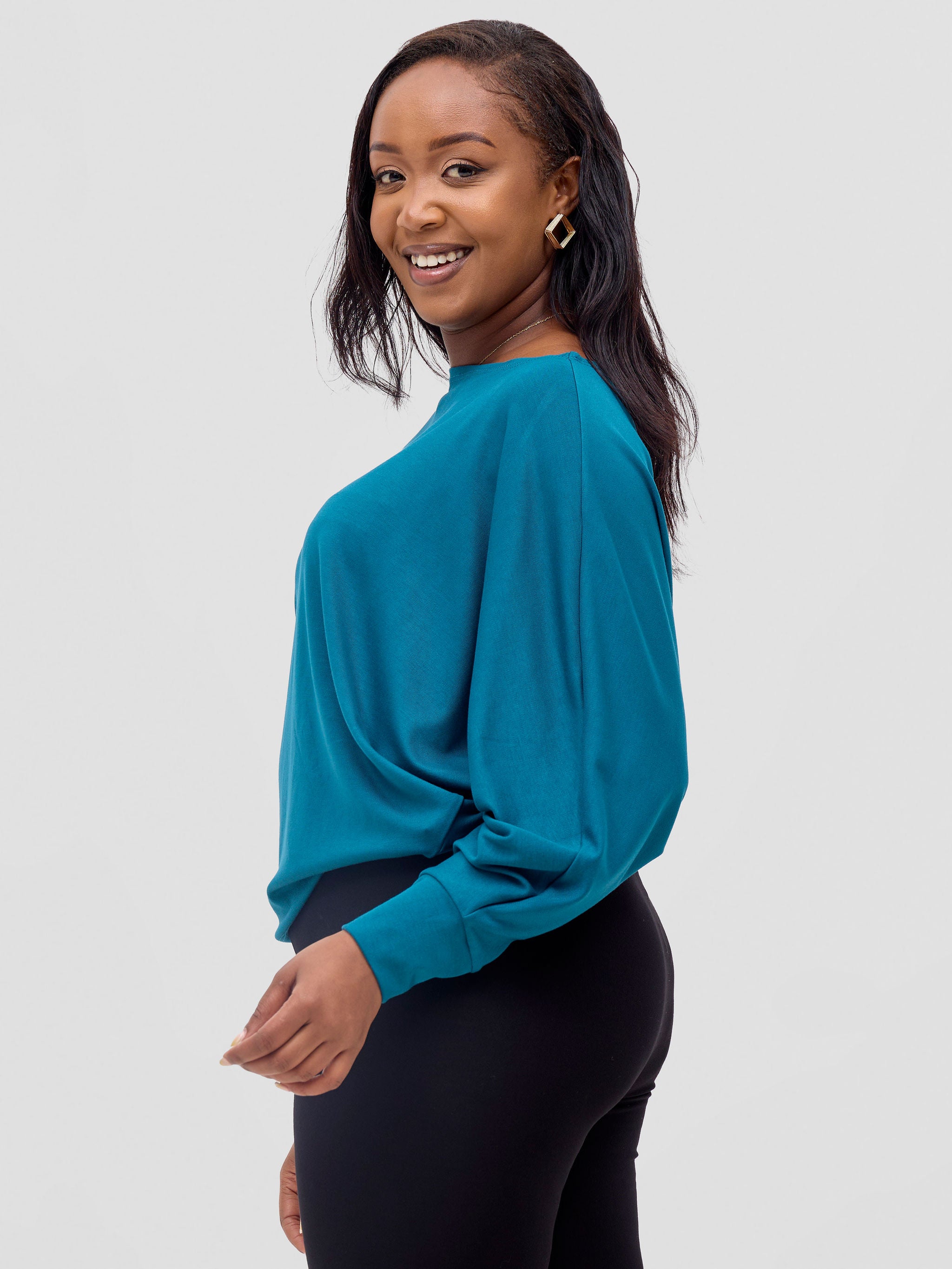 Vivo Bana Batwing Top - Deep Teal