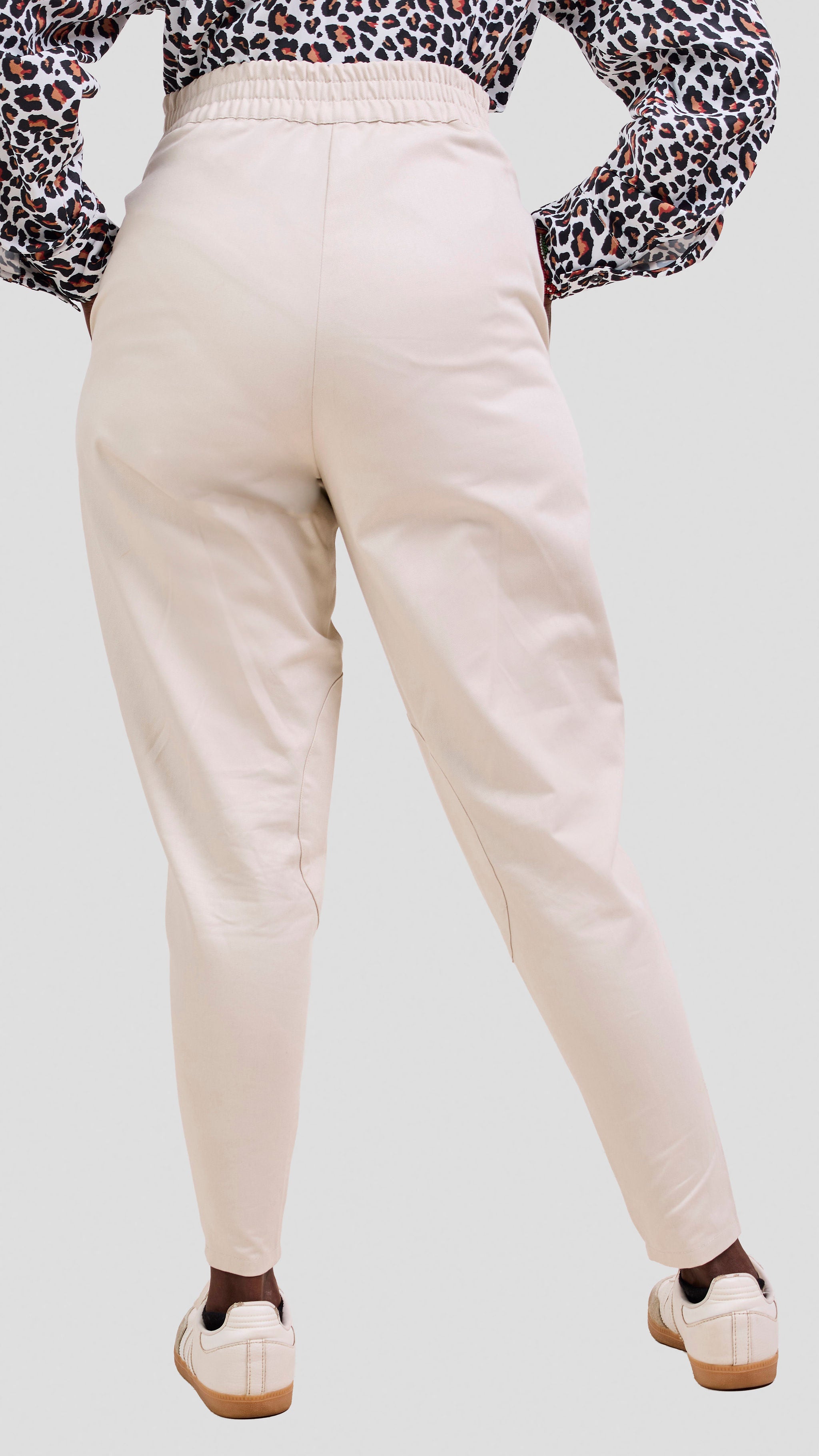 Safari Chui Jodhpur Pants - White Cloud