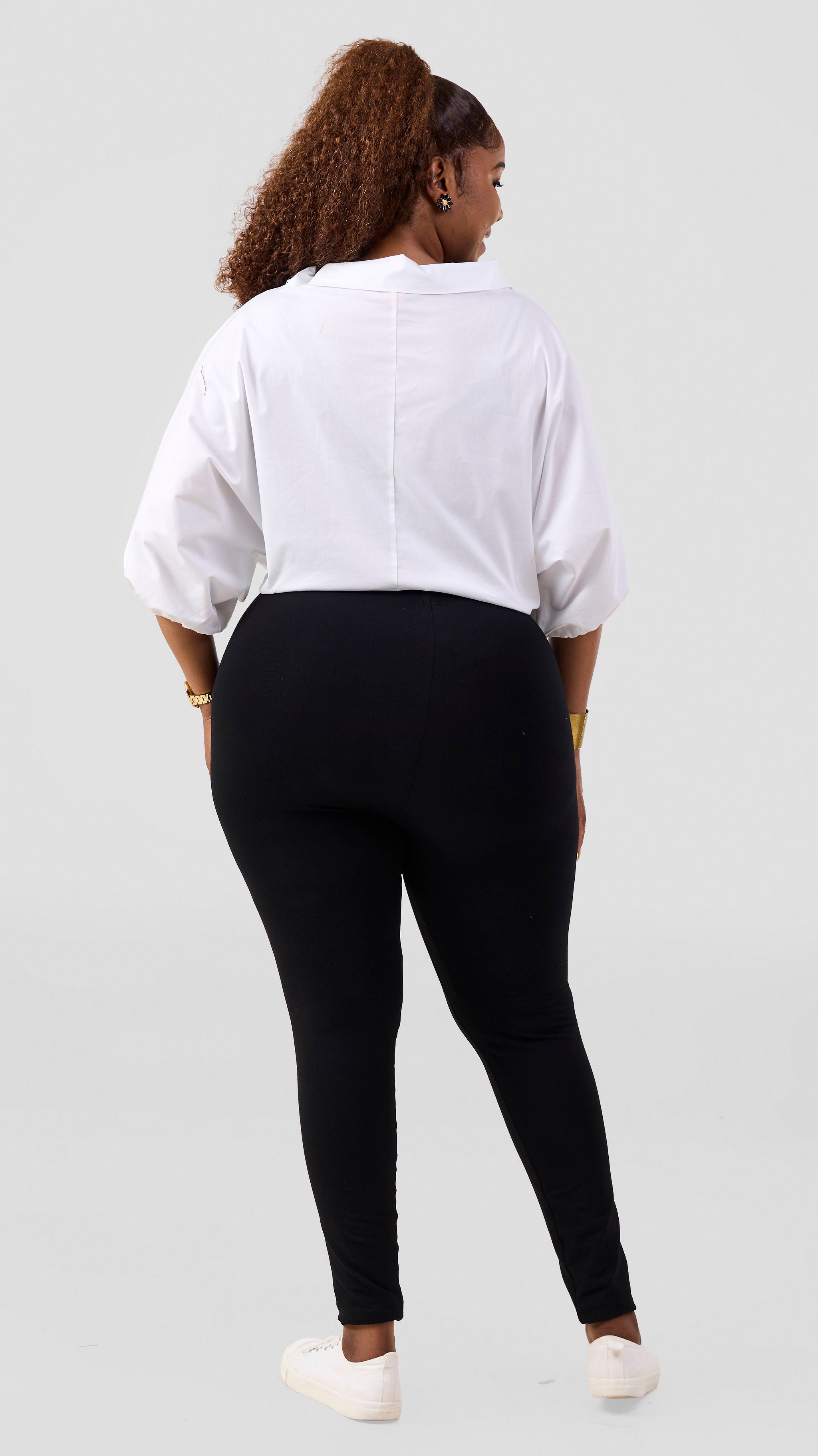 Vivo Lulu Drawstring Top - White