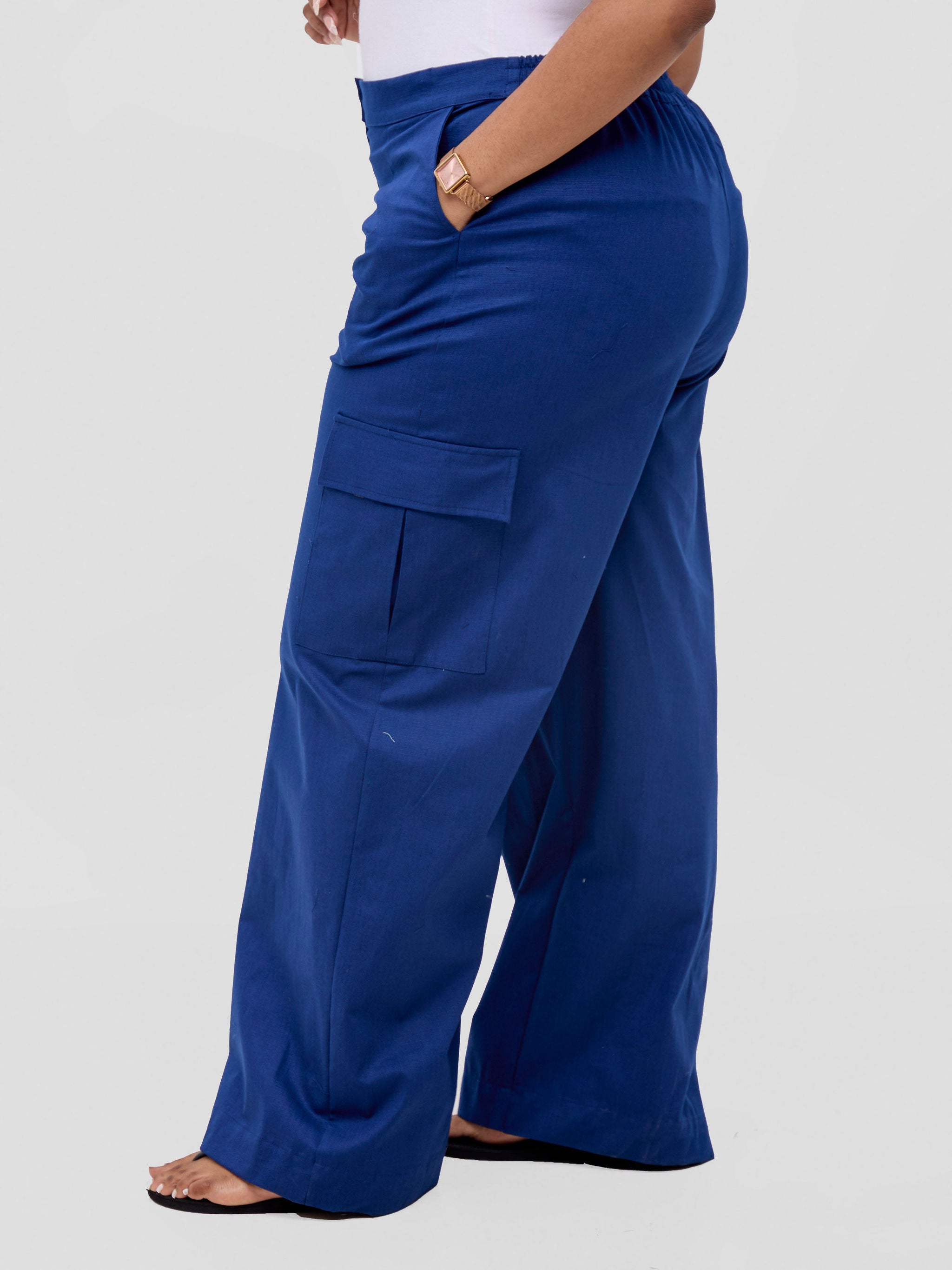 Safari Hawi Cargo Pants - Light Navy