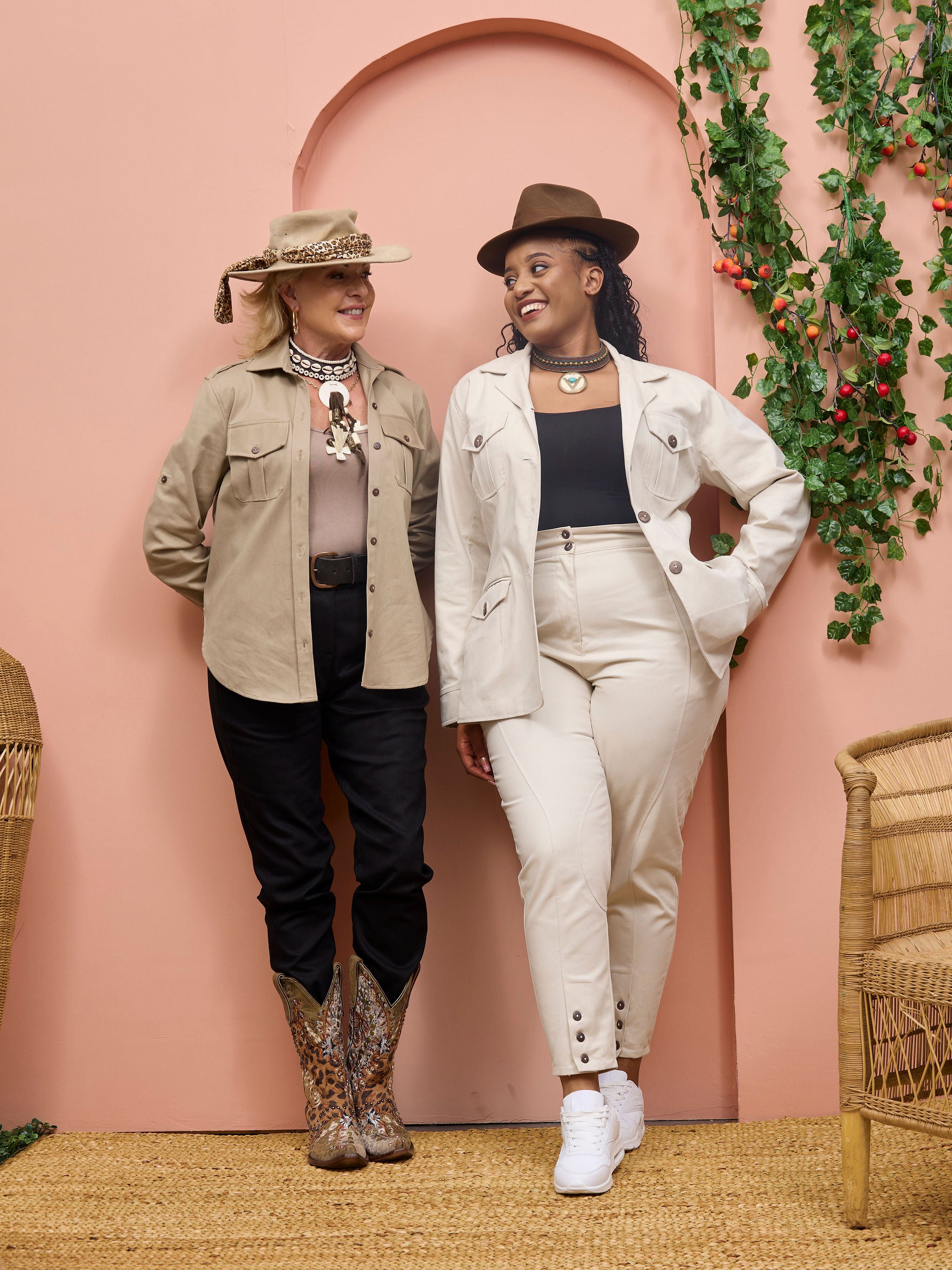 Safari Chui Lined Jacket -  White Cloud