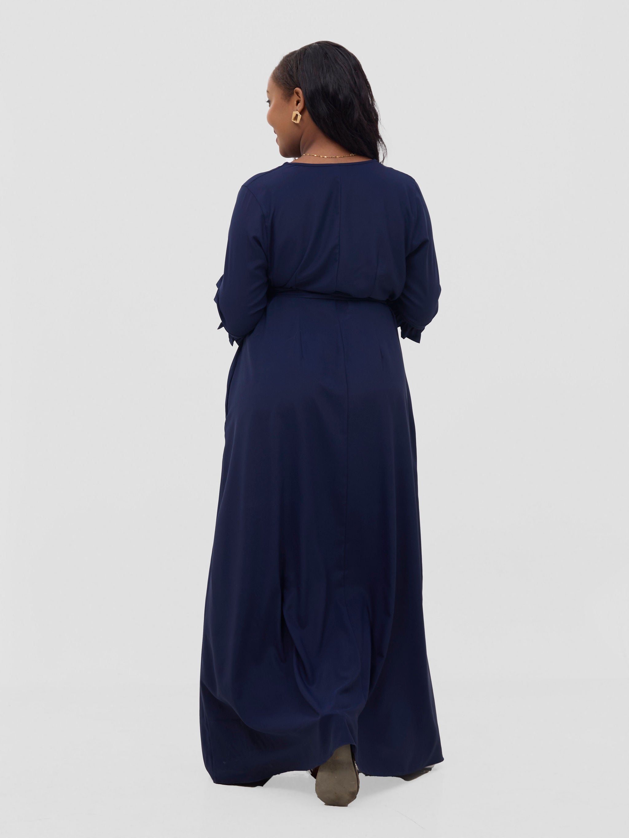 Vivo Wena Maxi Shirt Dress - Navy