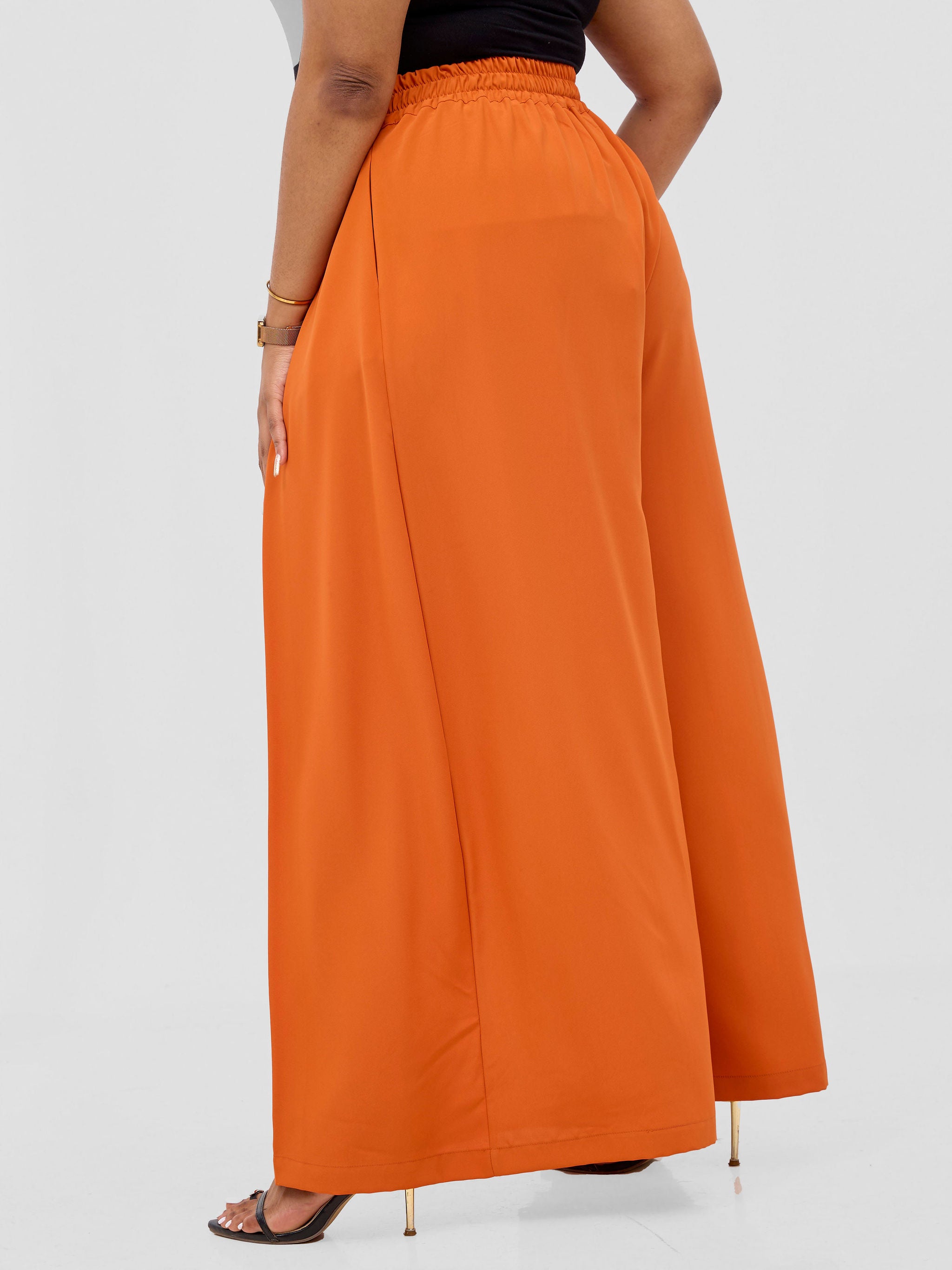 Vivo Hari Wide Leg Pants - Rust