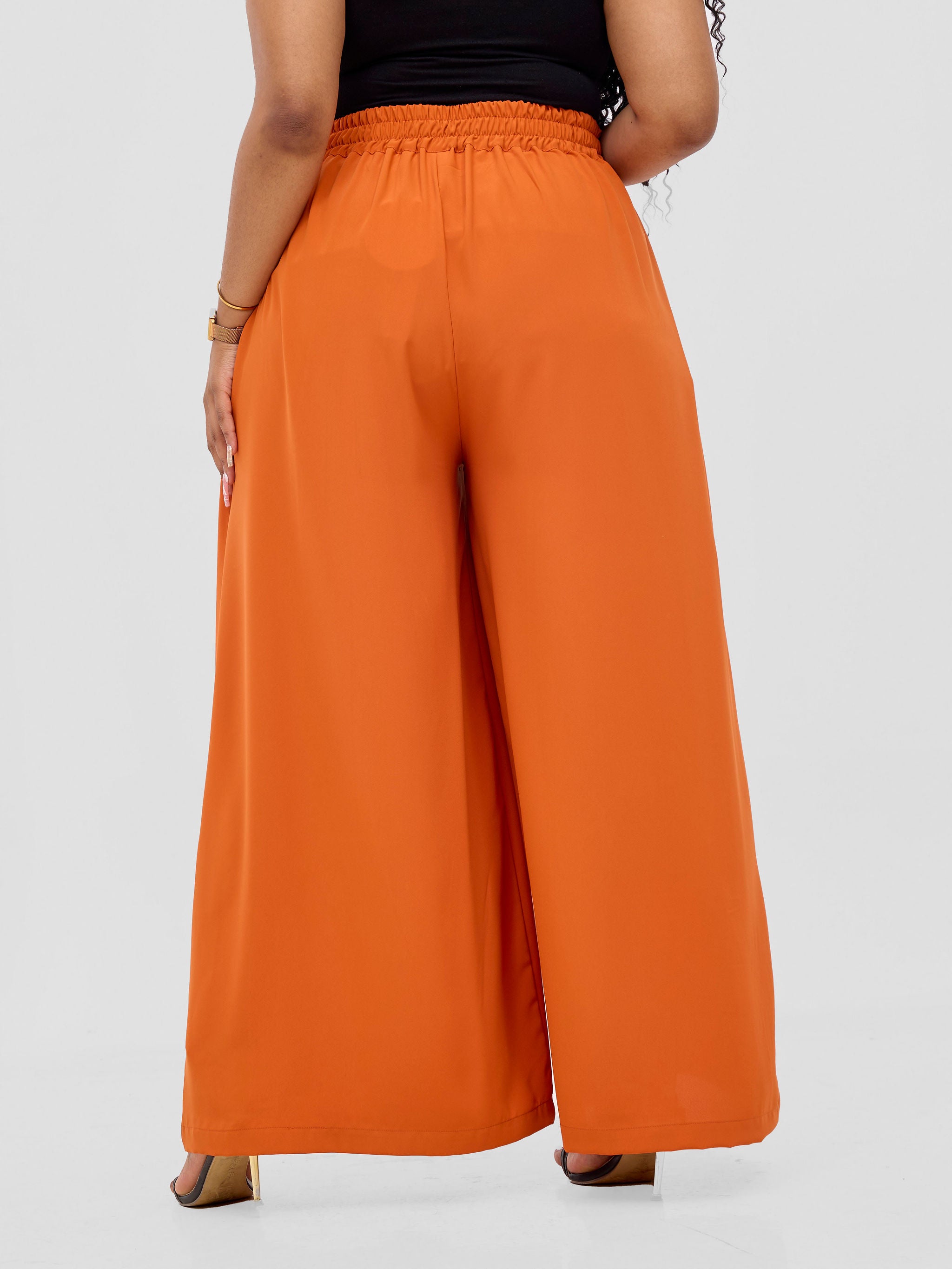 Vivo Hari Wide Leg Pants - Rust