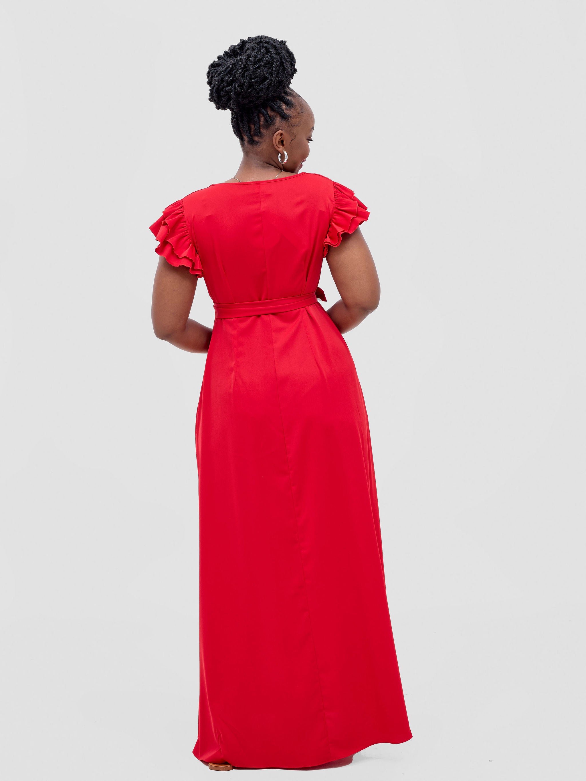 Vivo Nasinka A-line Maxi Dress - Red