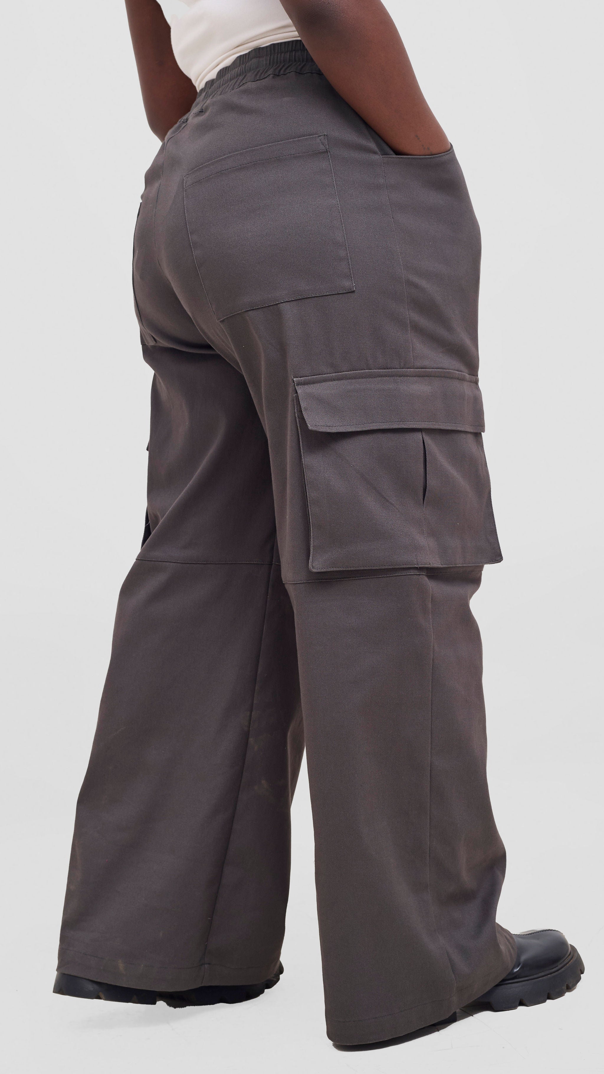 Shiv & Shikie X Safari Cargo Pants - Dark Grey