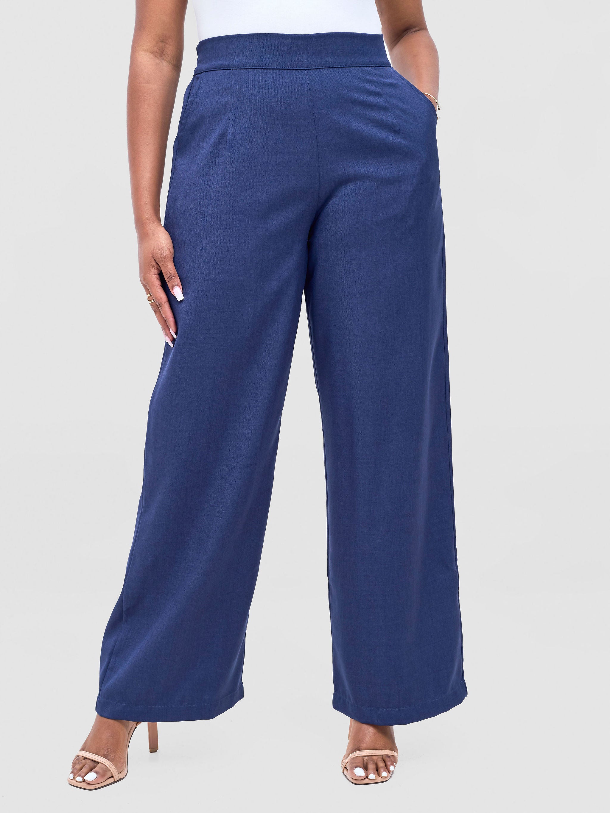 Vivo Niari straight leg Pants - Navy