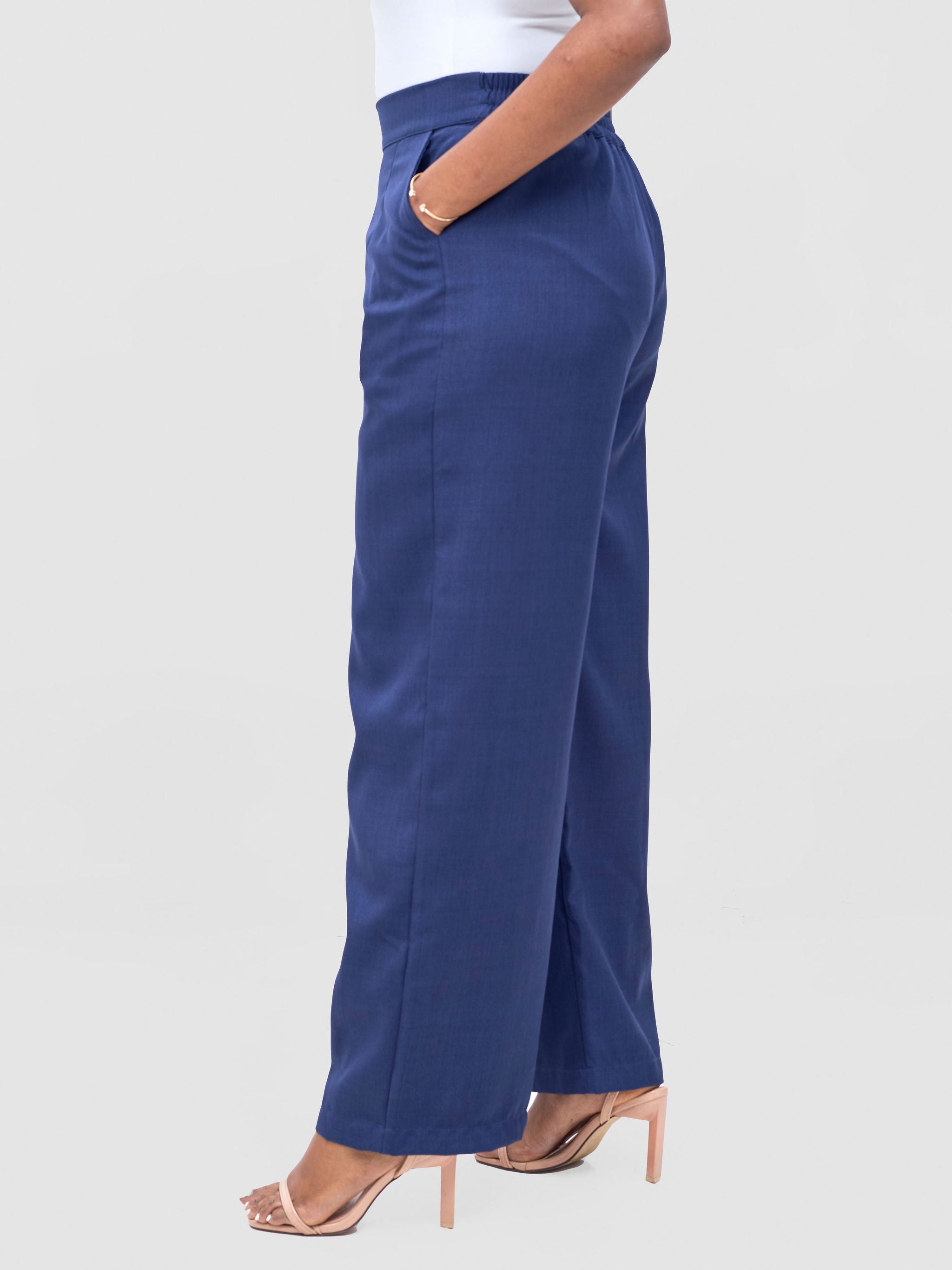 Vivo Niari straight leg Pants - Navy