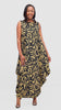 Vivo Seli Maxi Dress - Black / Olive Print