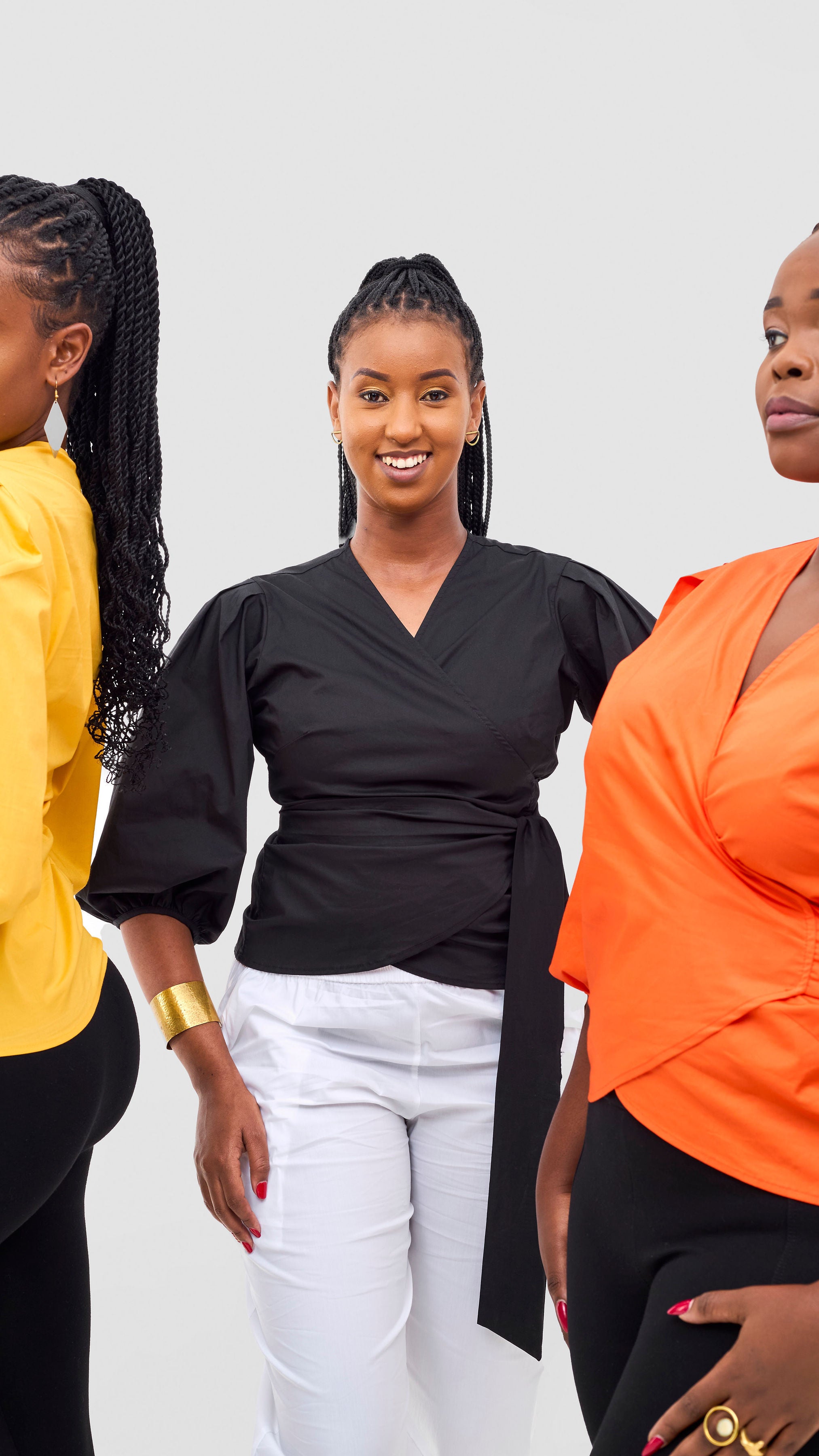 Safari Naledi Wrap Top - Black