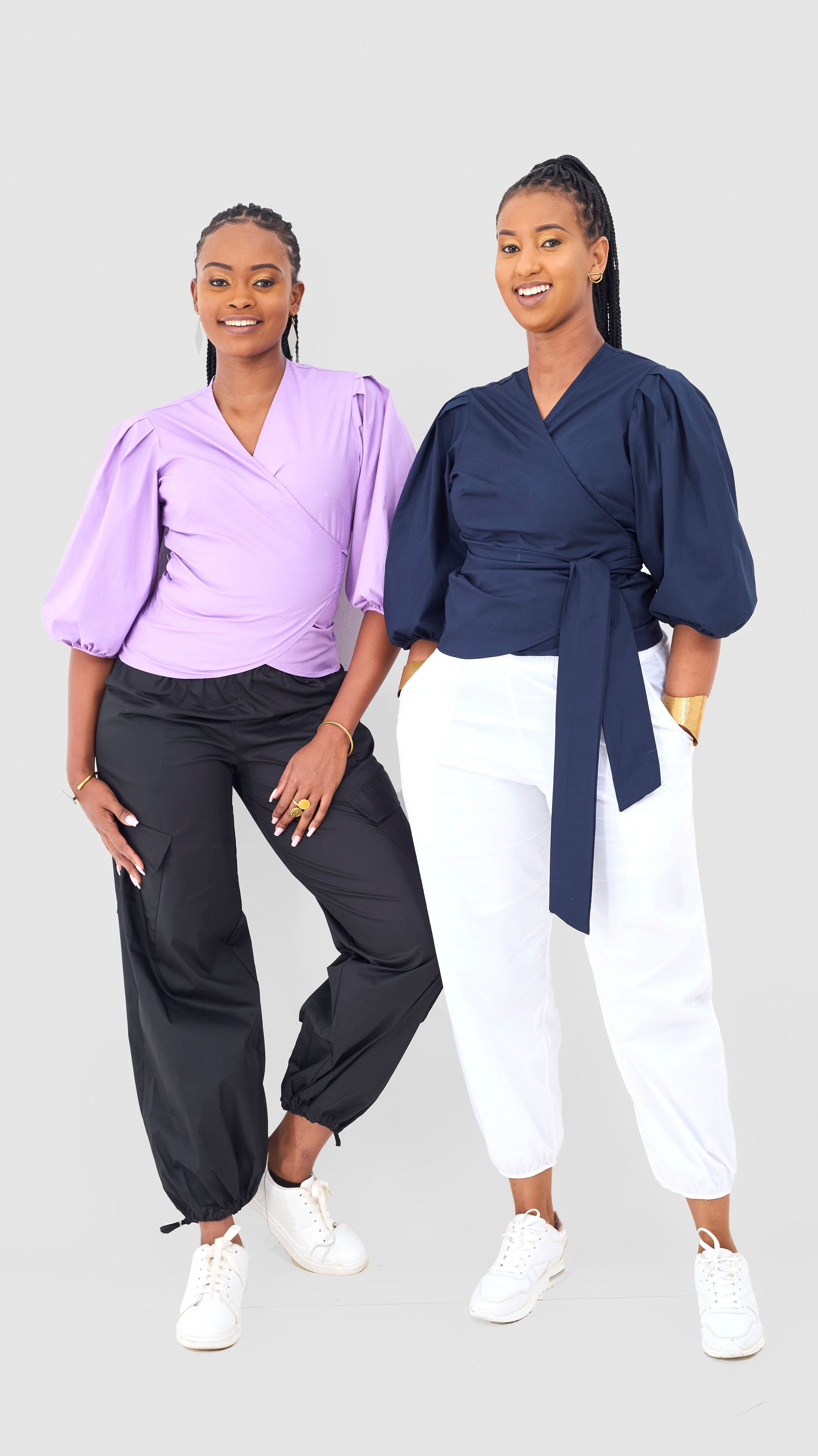 Safari Naledi Wrap Top - Purple