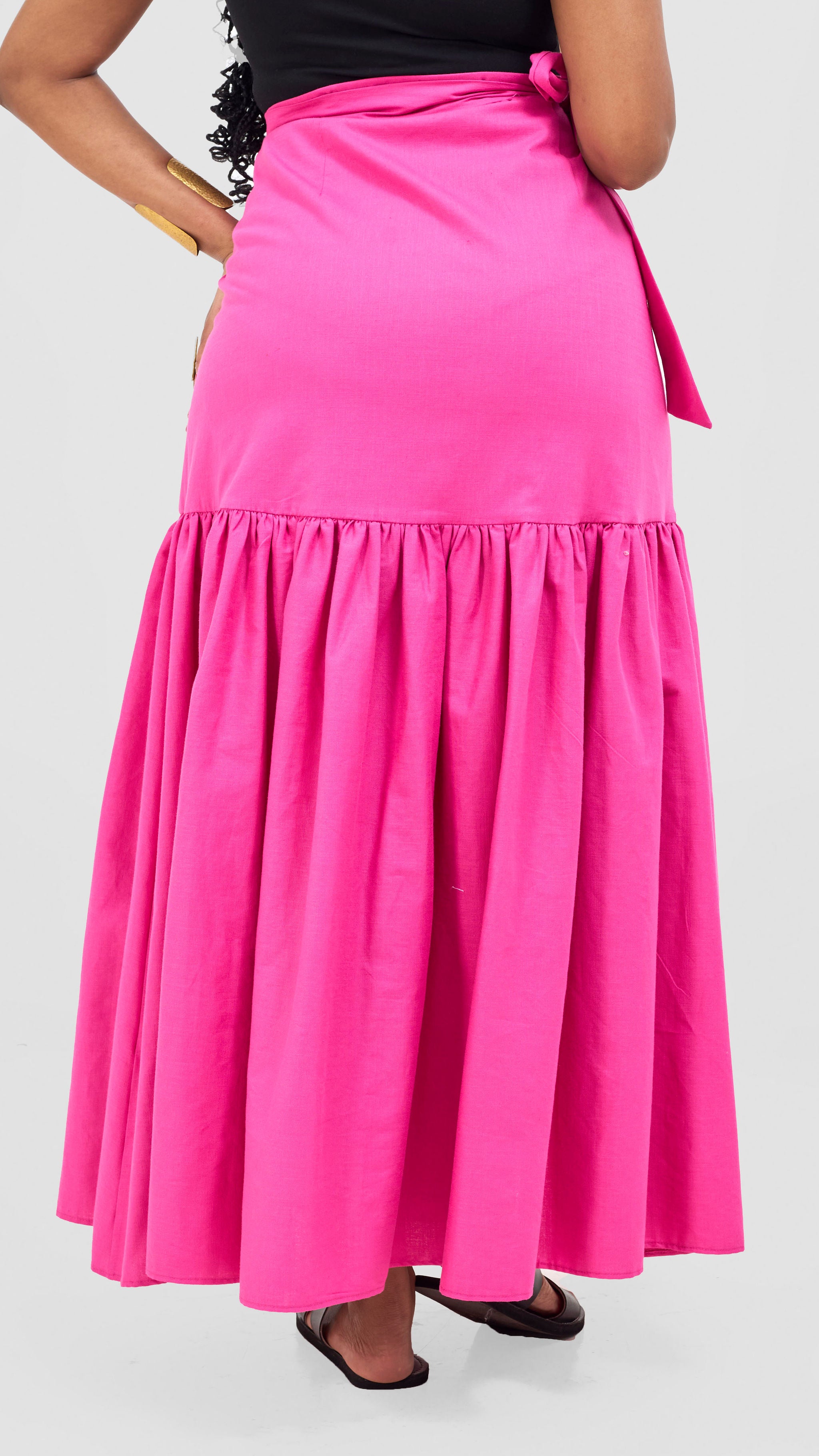Safari Naledi Gathered Panel Maxi Skirt - Pink