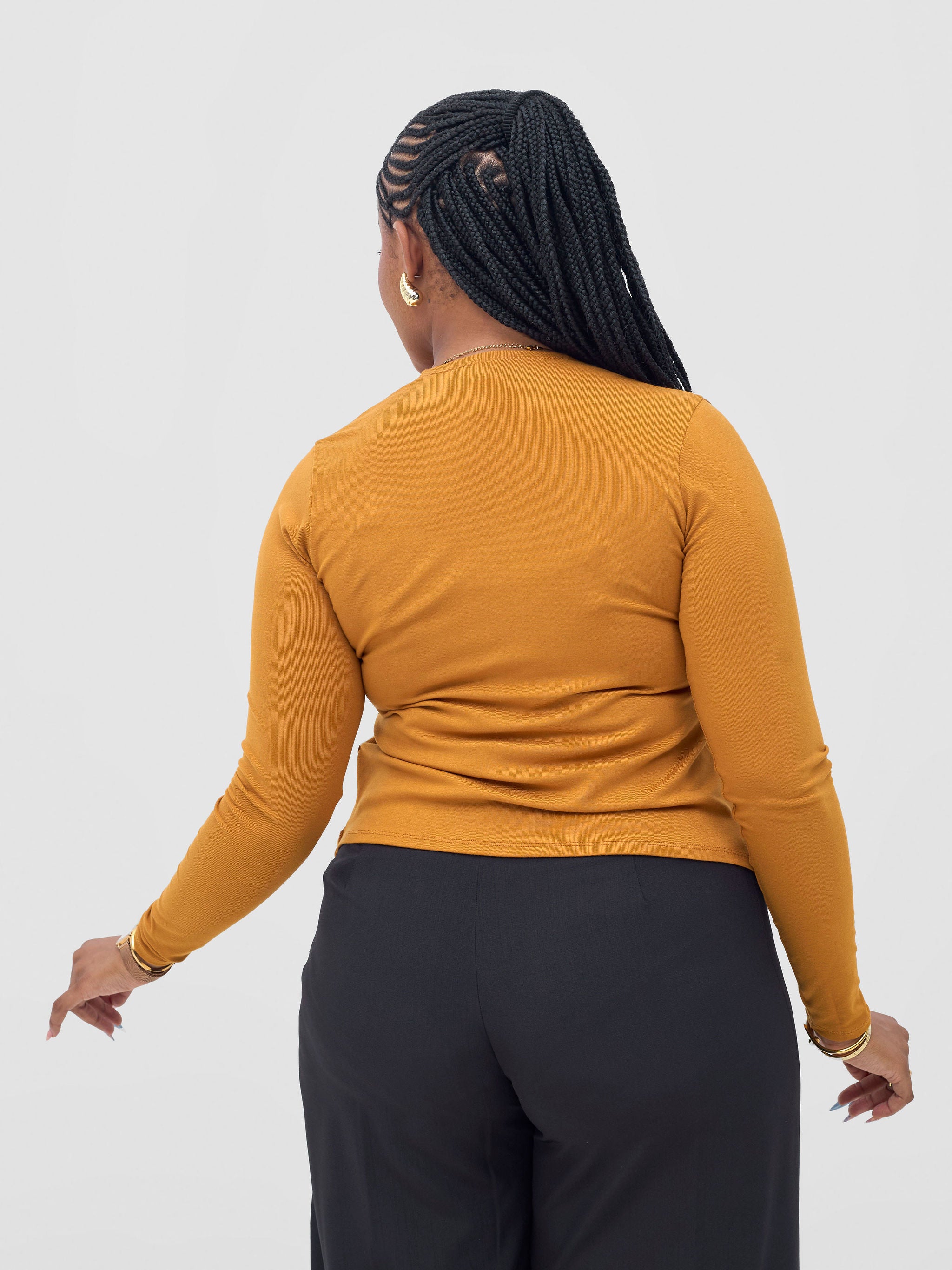 Vivo Basic Sienna Waterfall - Dark Mustard