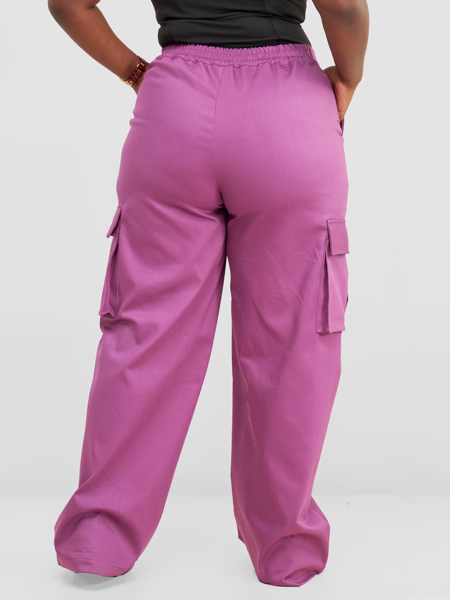 Zoya Sitawi Cargo Pants - Purple