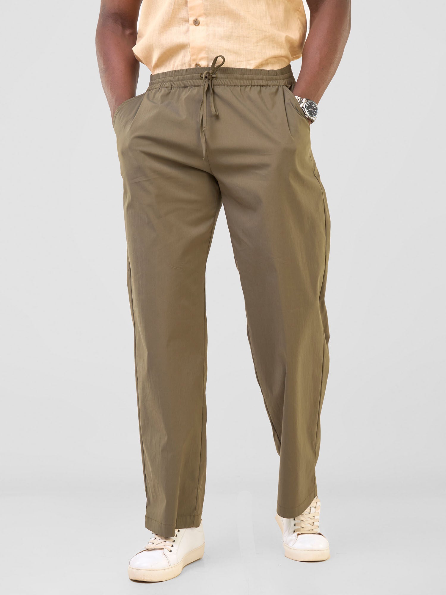 Safari Njano Men's Easy Fit Pants - Hunters Green