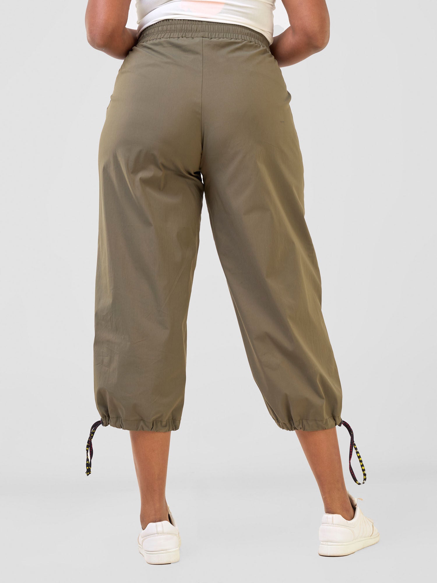 Safari Njano Joggers - Hunters Green / Shama Print