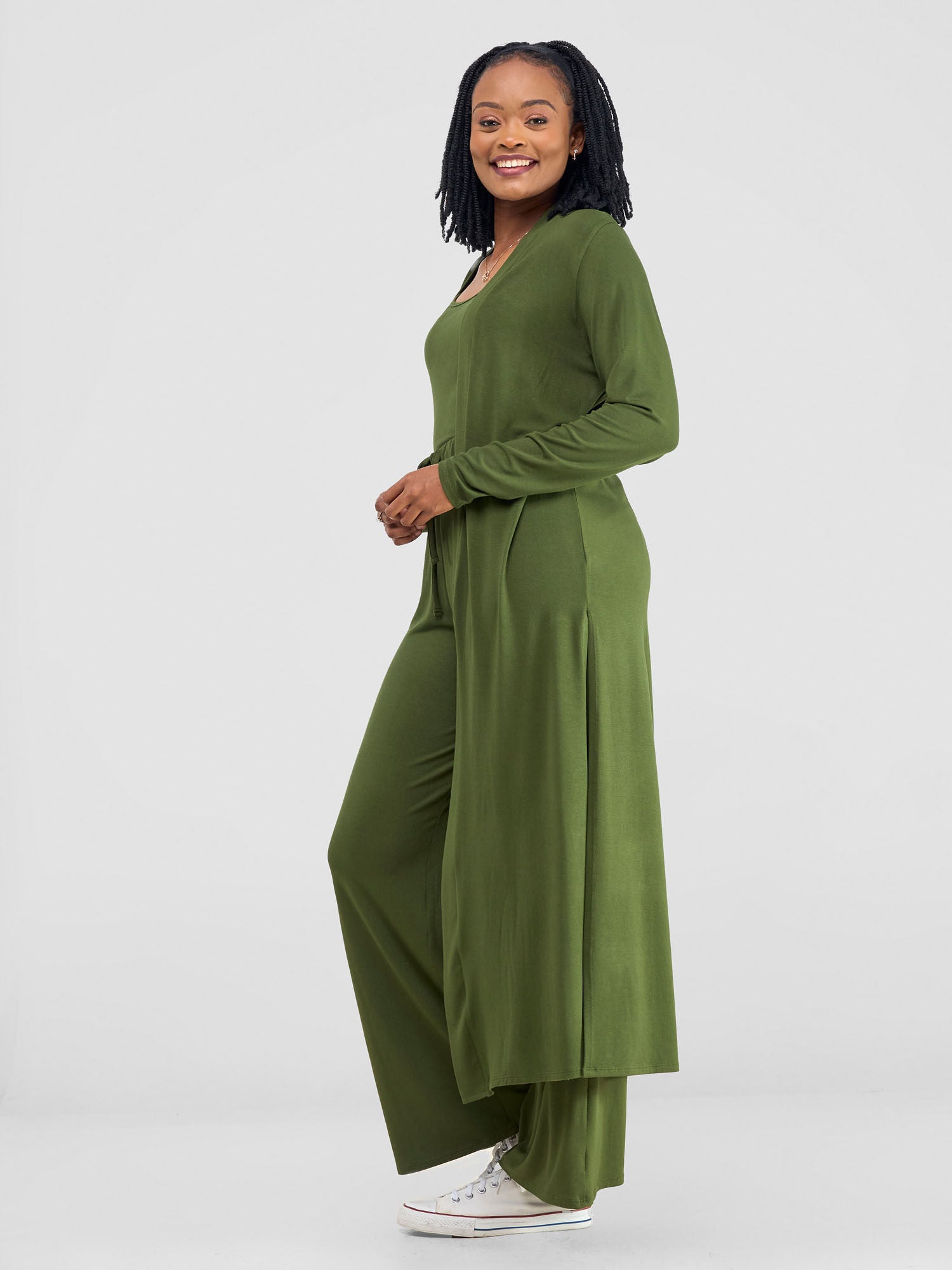 Safari Long Sleeve Waterfall - Hunters