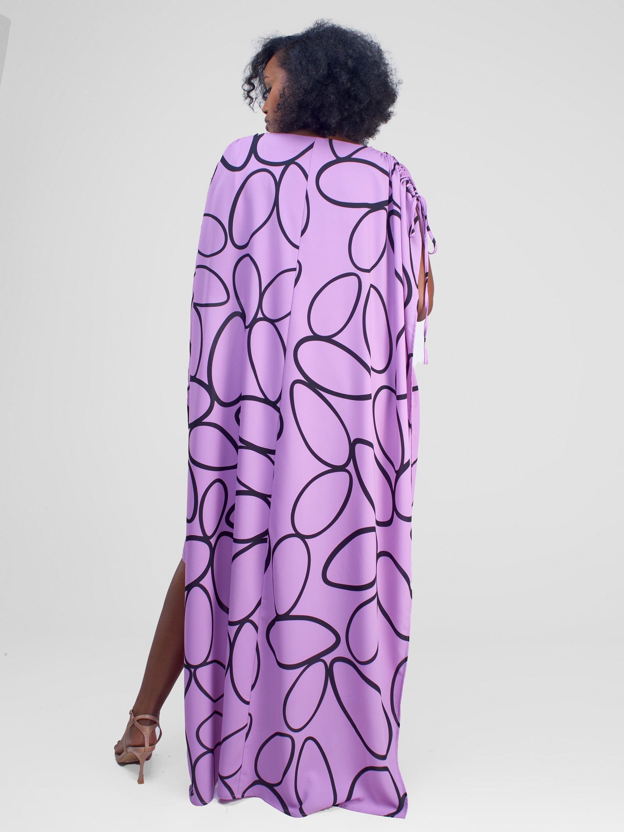 Vivo Hanabi Layered Shift Dress - Lilac