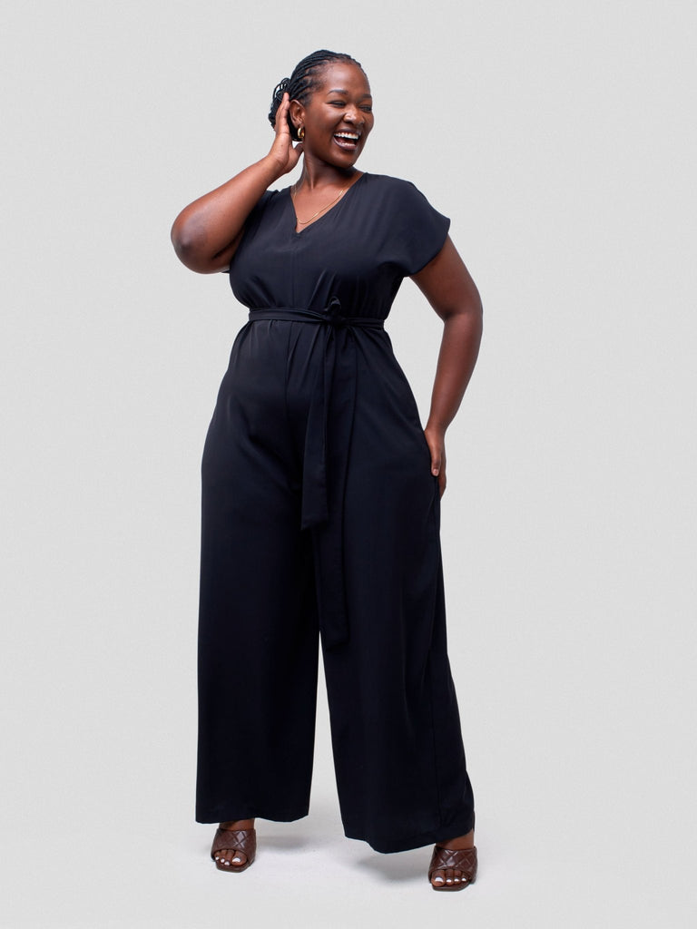 Vivo Ava Jumpsuit - Black - Shopzetu