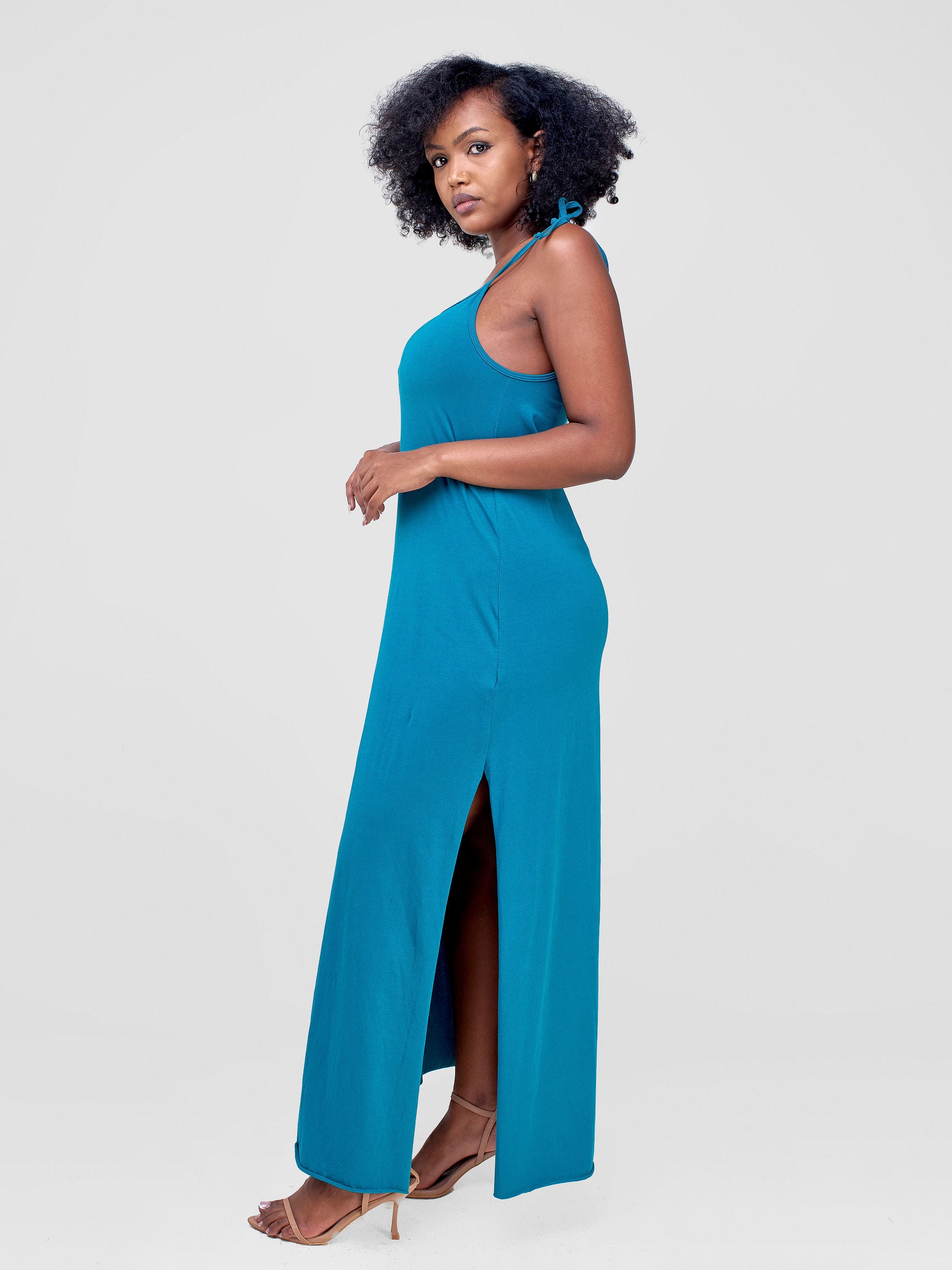 Zoya Chill Strappy Maxi Dress - Teal