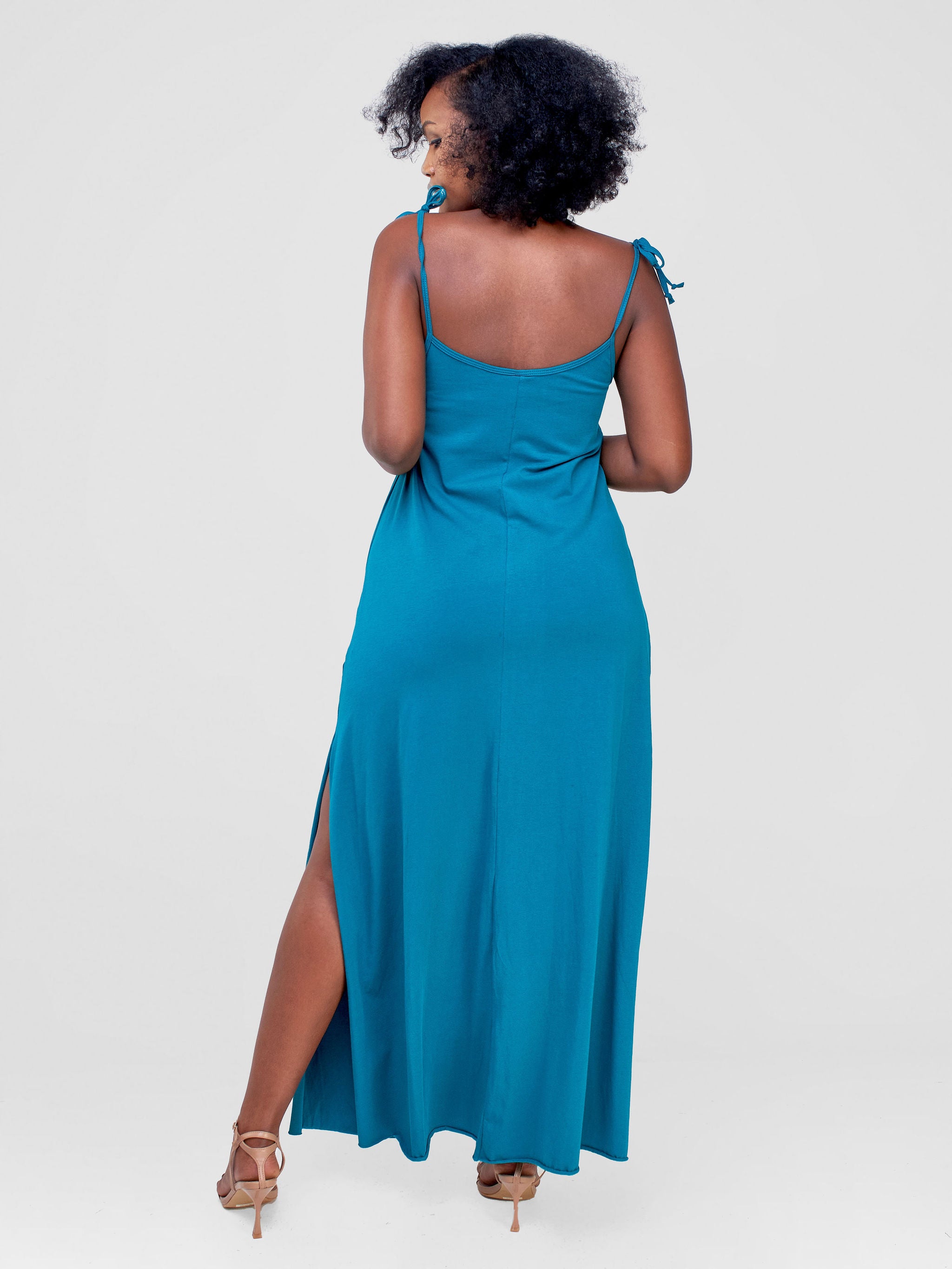 Zoya Chill Strappy Maxi Dress - Teal