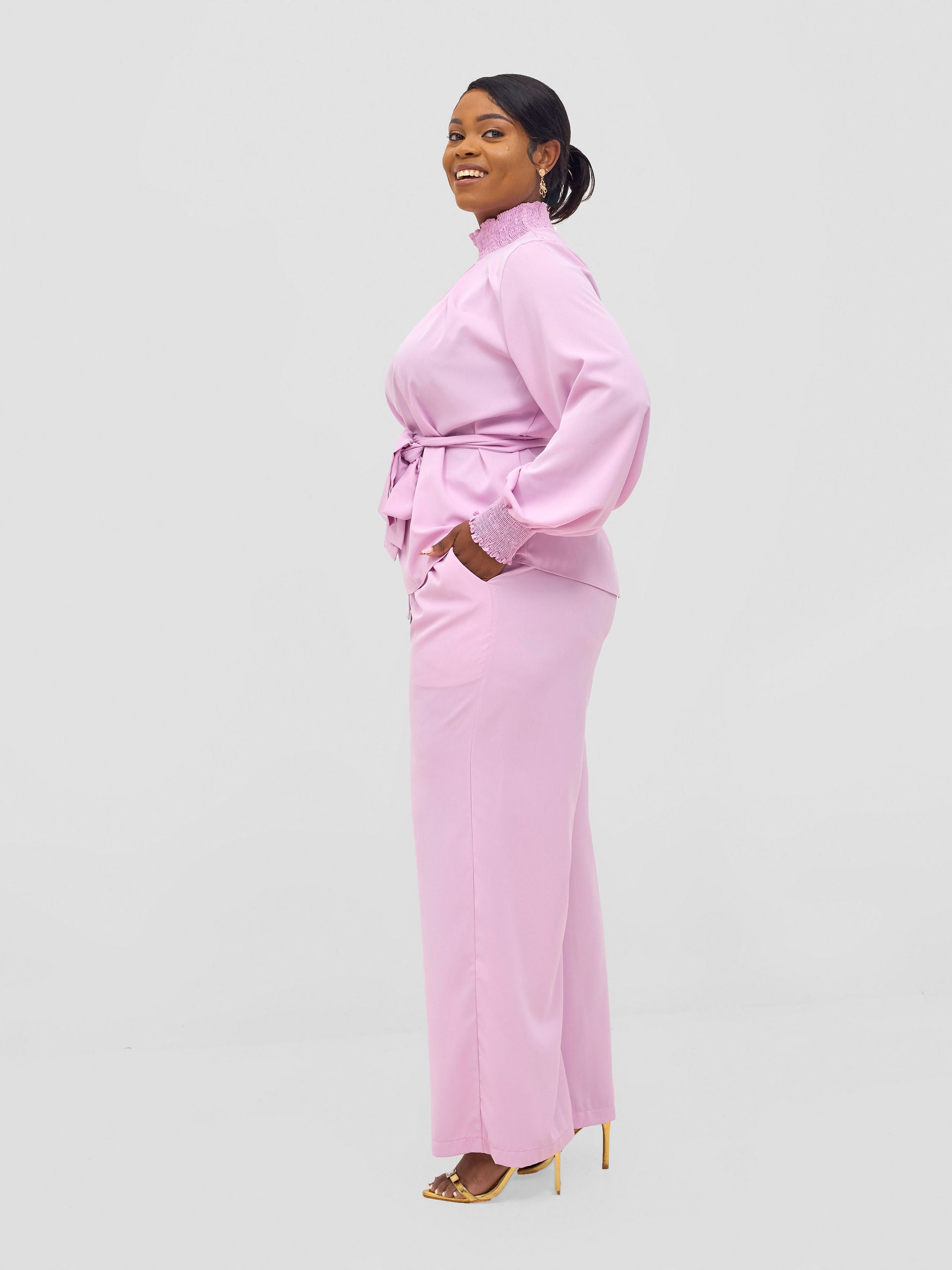 Vivo Ayah Drawstring Pants - Lilac