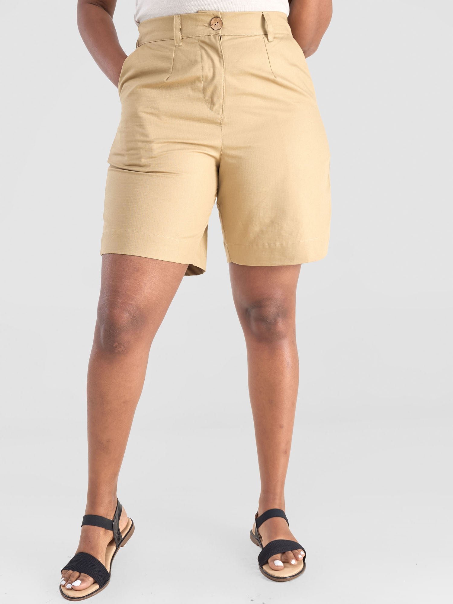 Safari Kamari Cotton Shorts - Sand