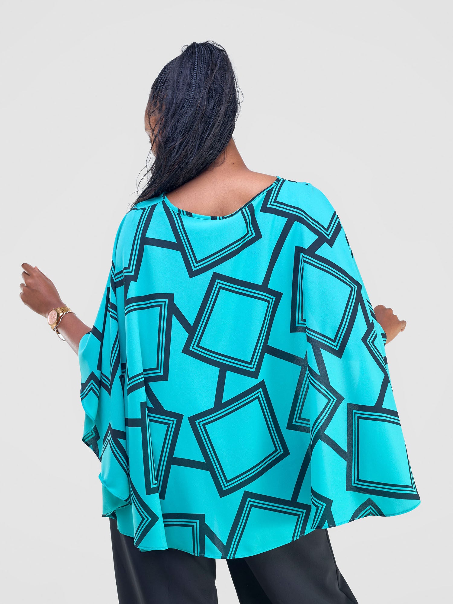 Vivo Amai Cape Top - Teal / Black