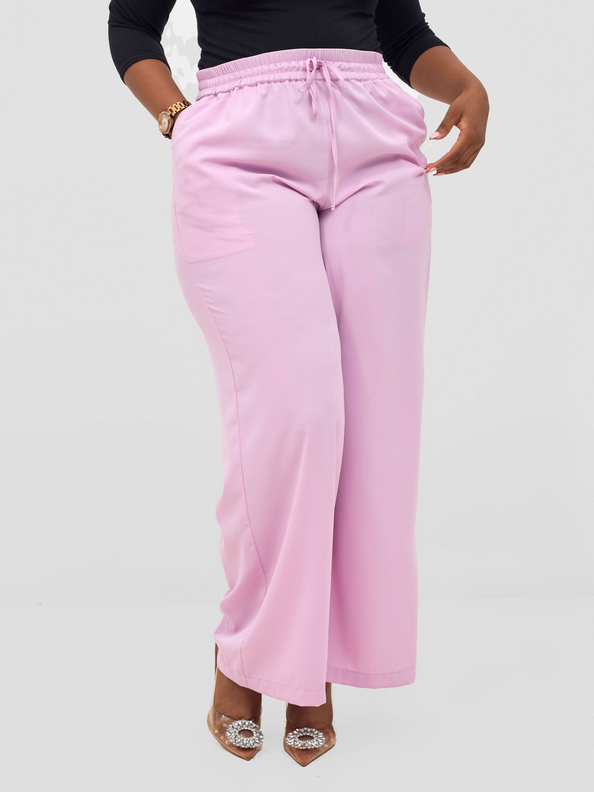 Vivo Ayah Drawstring Pants - Lilac