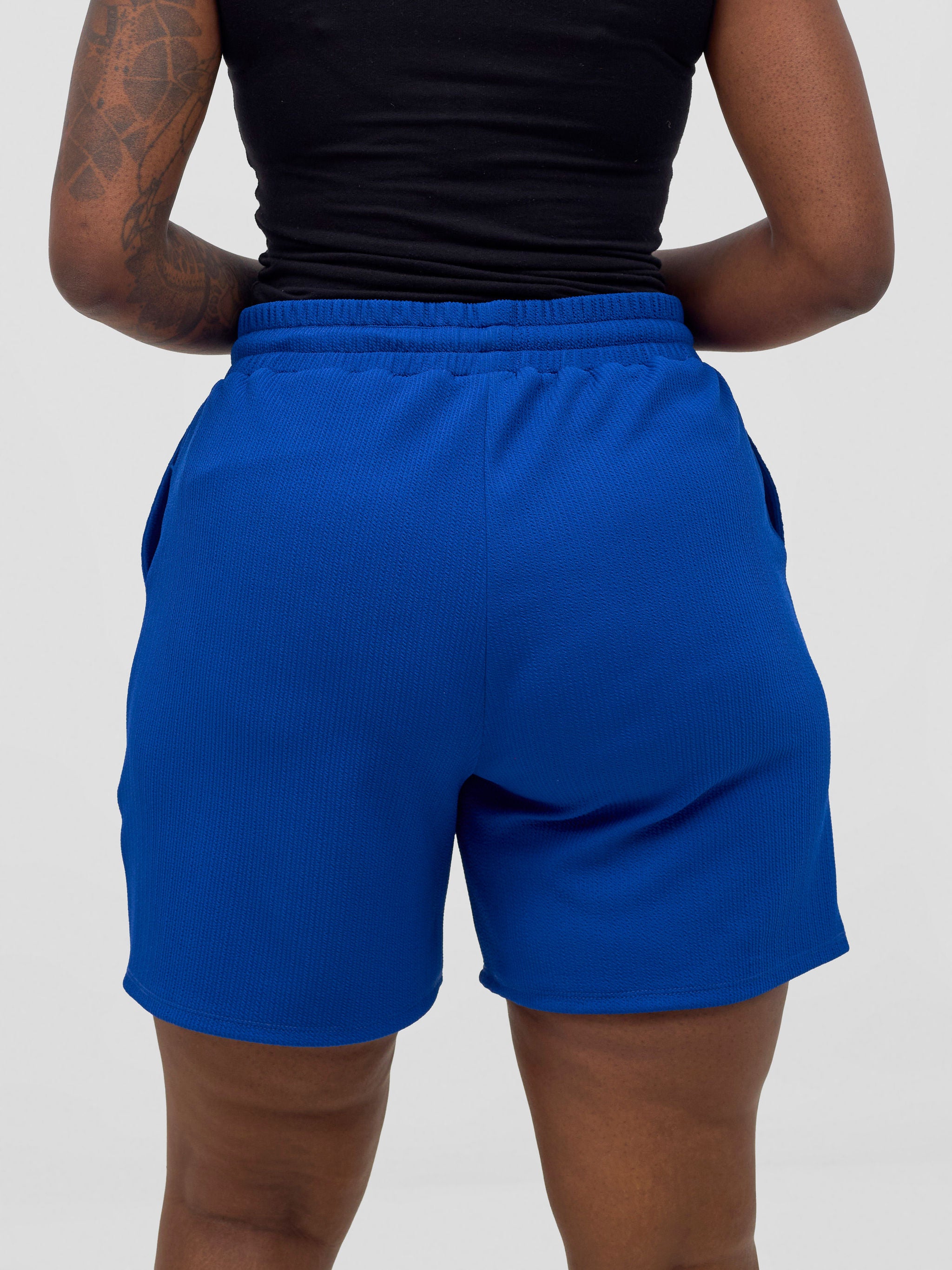 Vivo Chela Drawstring Shorts - Royal Blue