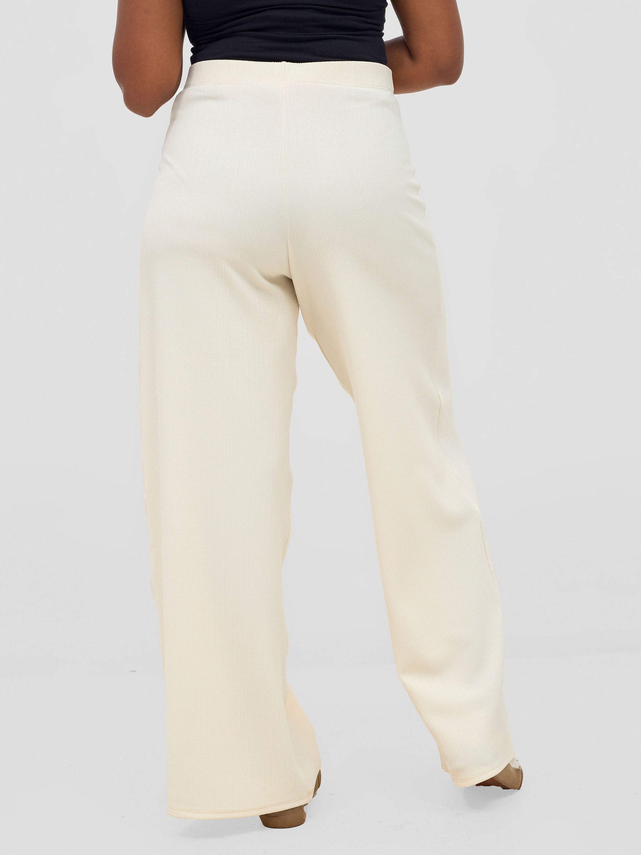 Vivo Chela Wide Leg Pants - Off White