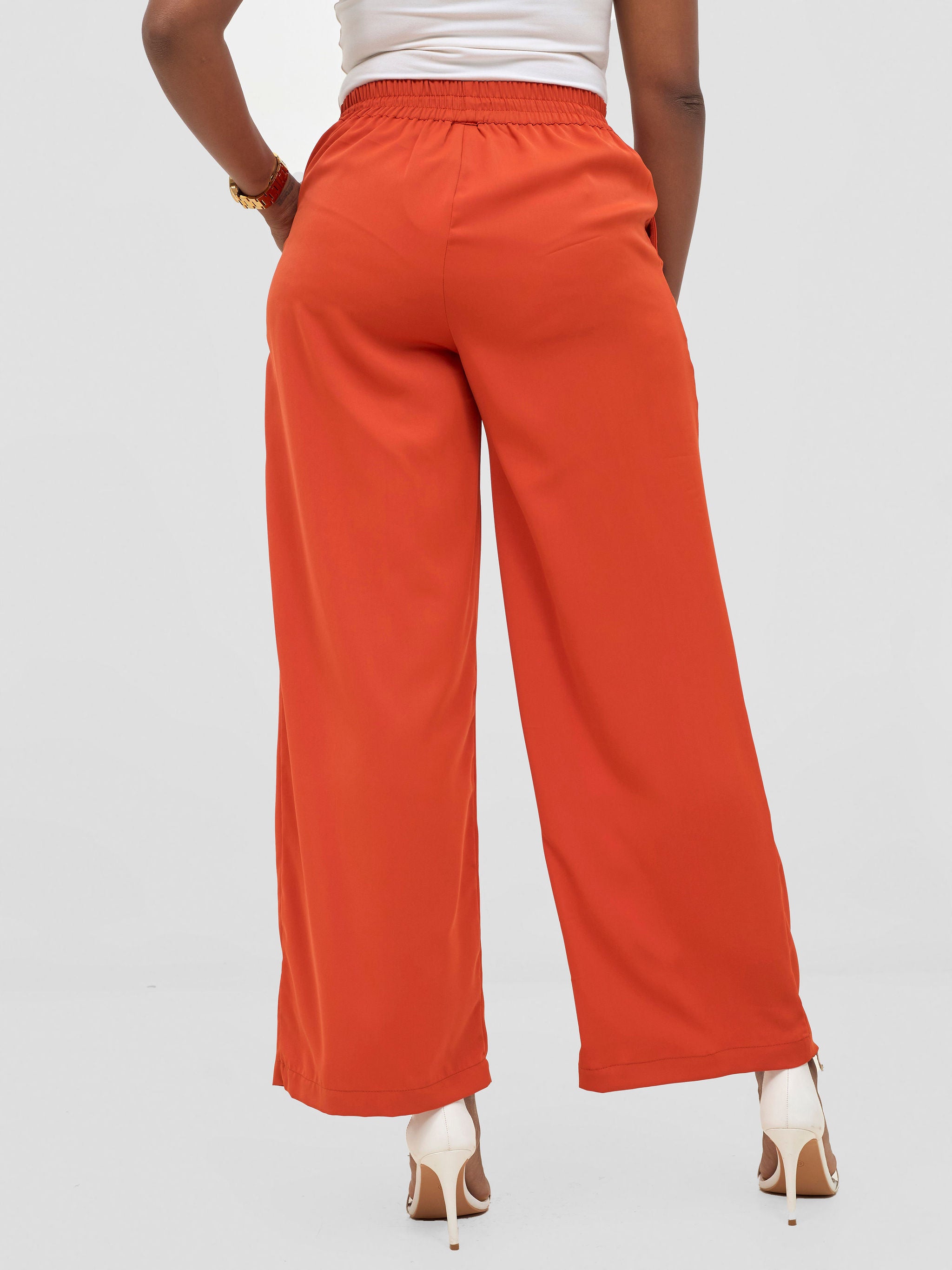 Vivo Ayah Drawstring Pants - Burnt Orange