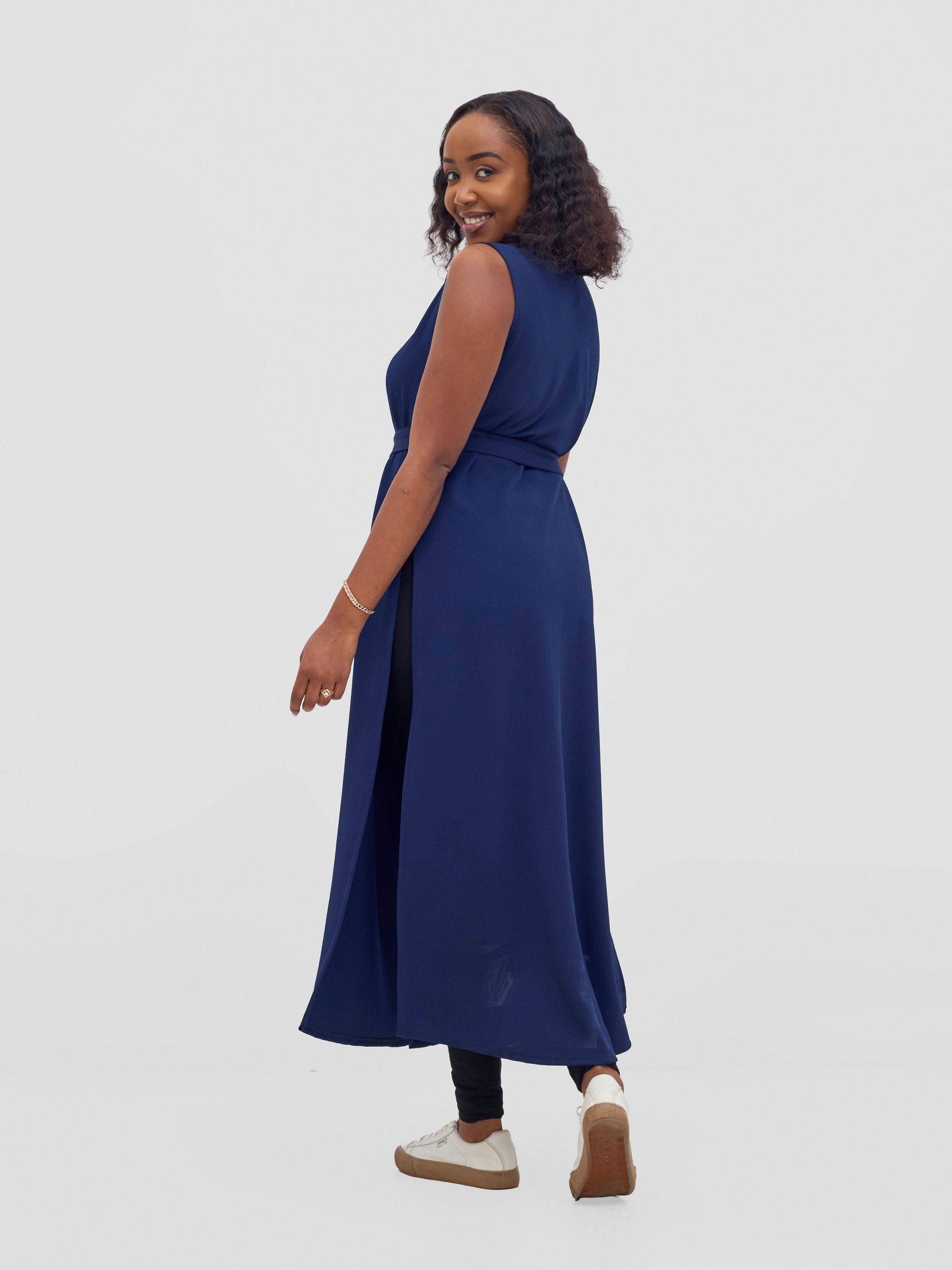 Vivo Chela Sleeveless Waterfall - Navy