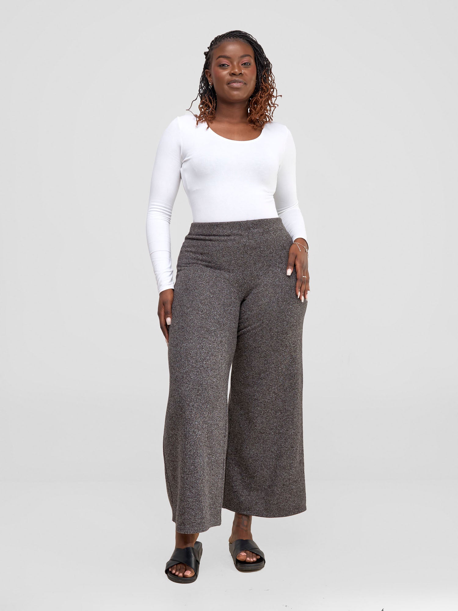 Vivo Tunu Wide Leg Pants - Grey