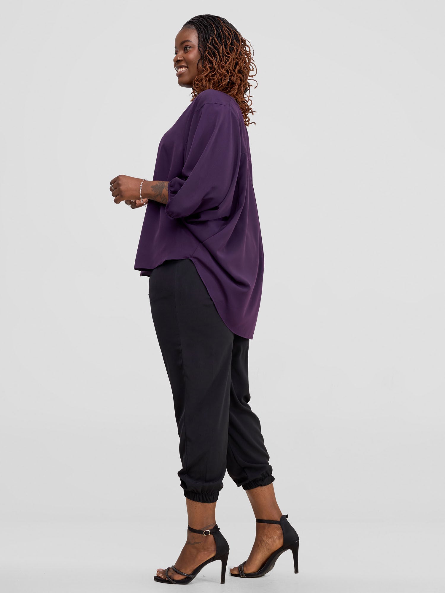 Vivo Dua Dolman Top - Purple