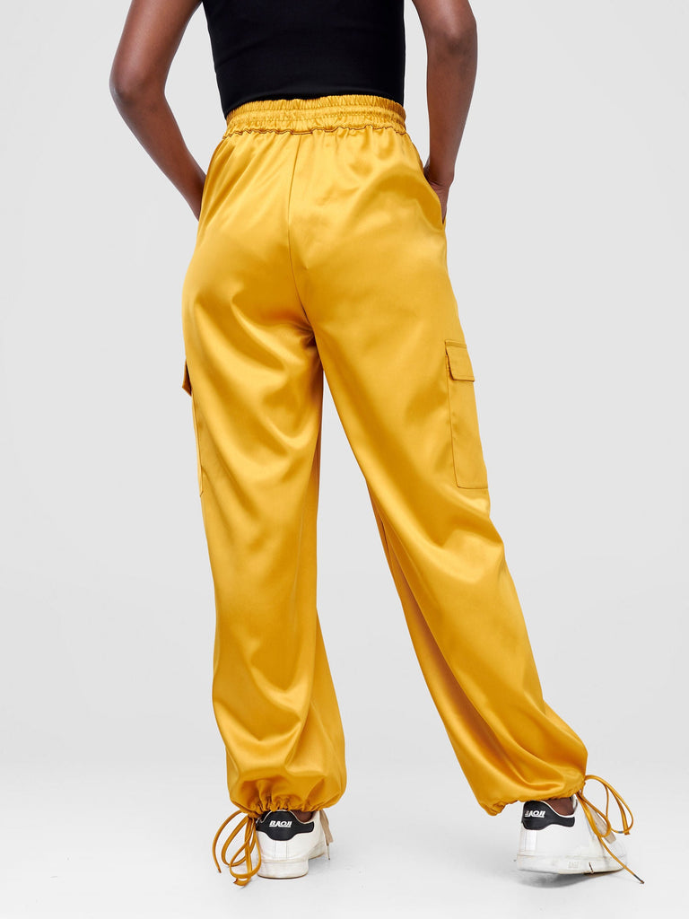 Zoya Luna Cargo Pants - Mustard