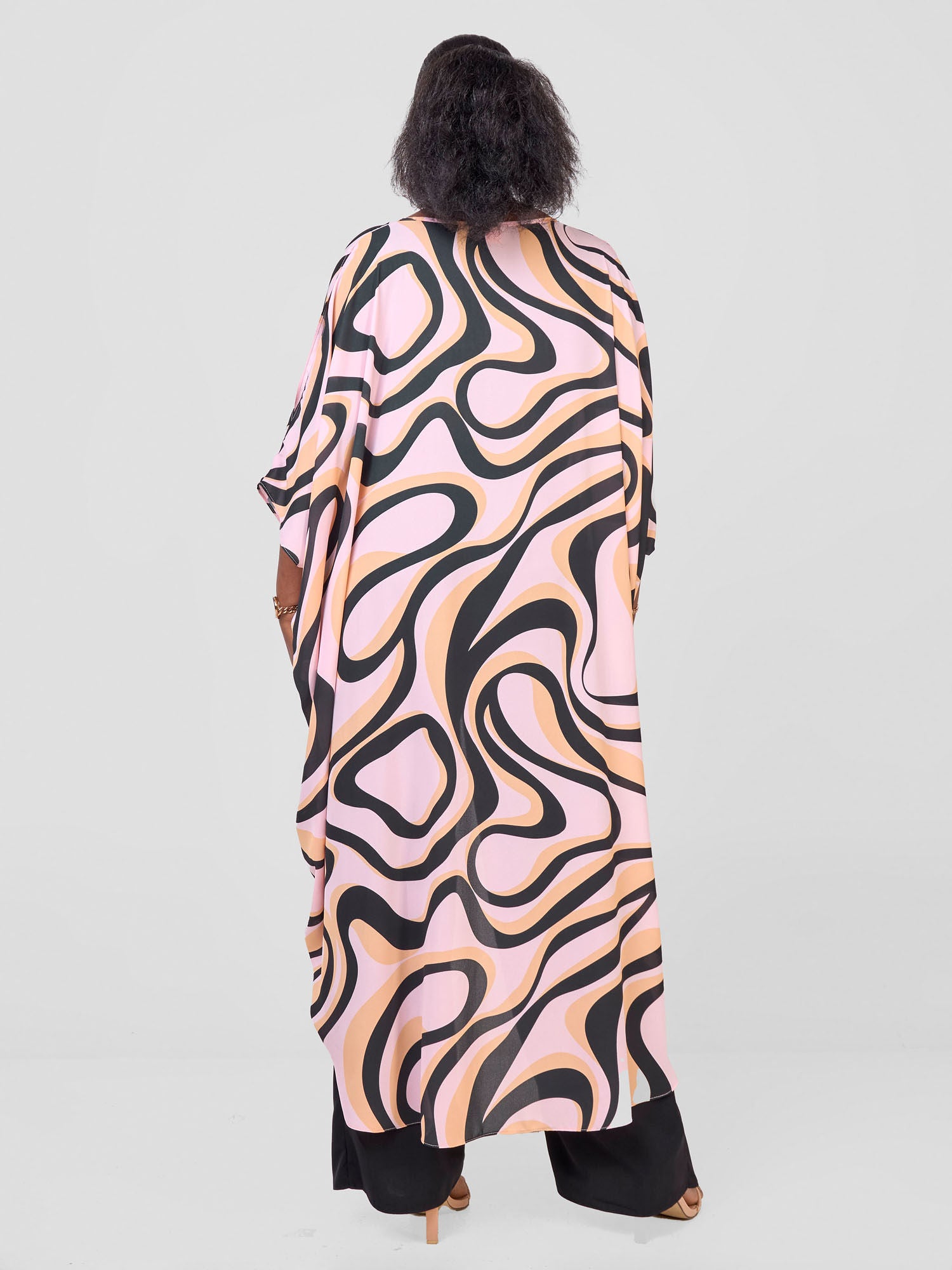 Vivo X Essence High Low Top - Pink / Black Manda Print