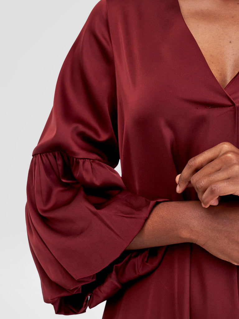Vivo Hanabi Tent Maxi Dress - Dark Rust