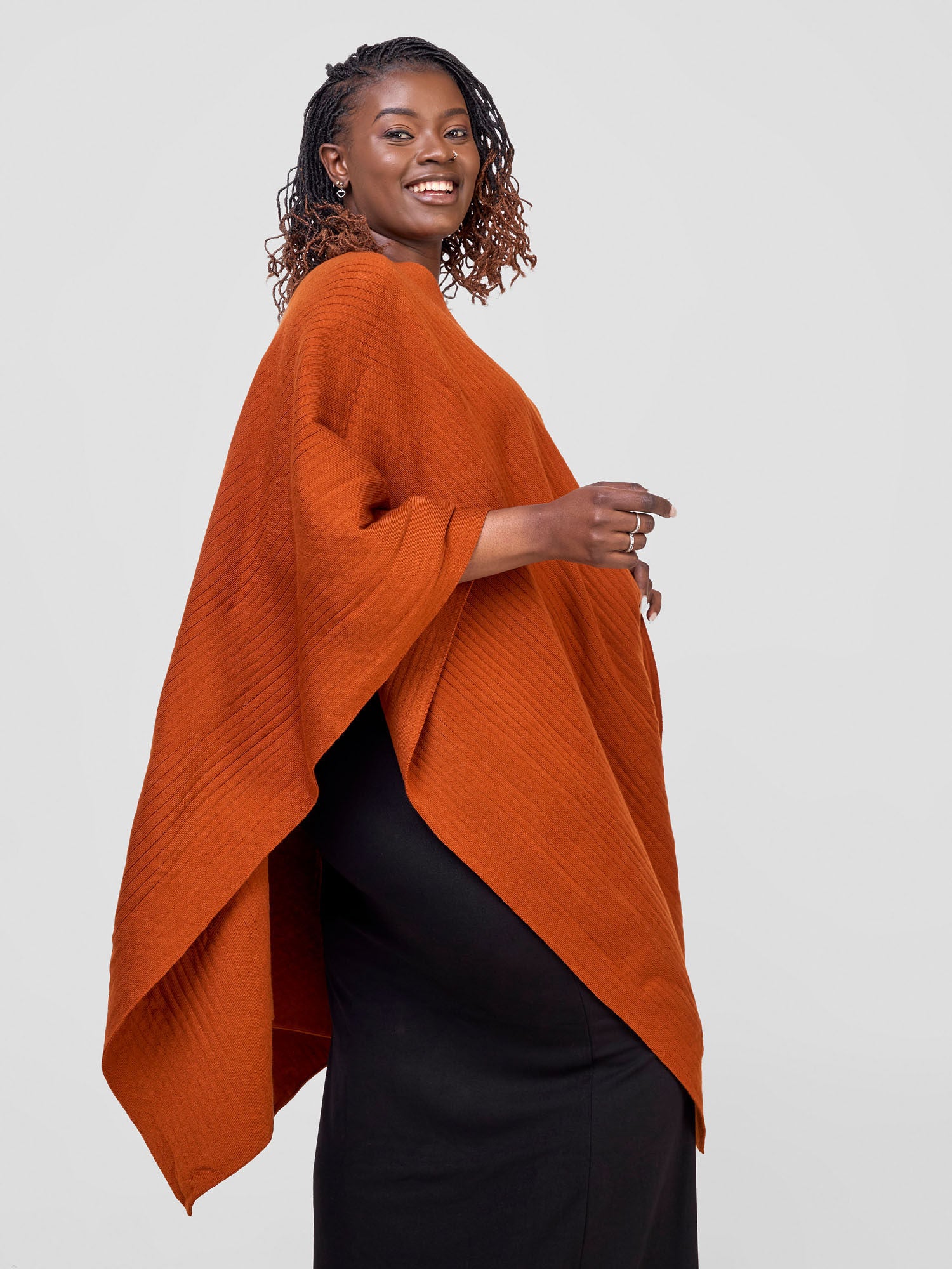 Vivo Adama Poncho - Rust