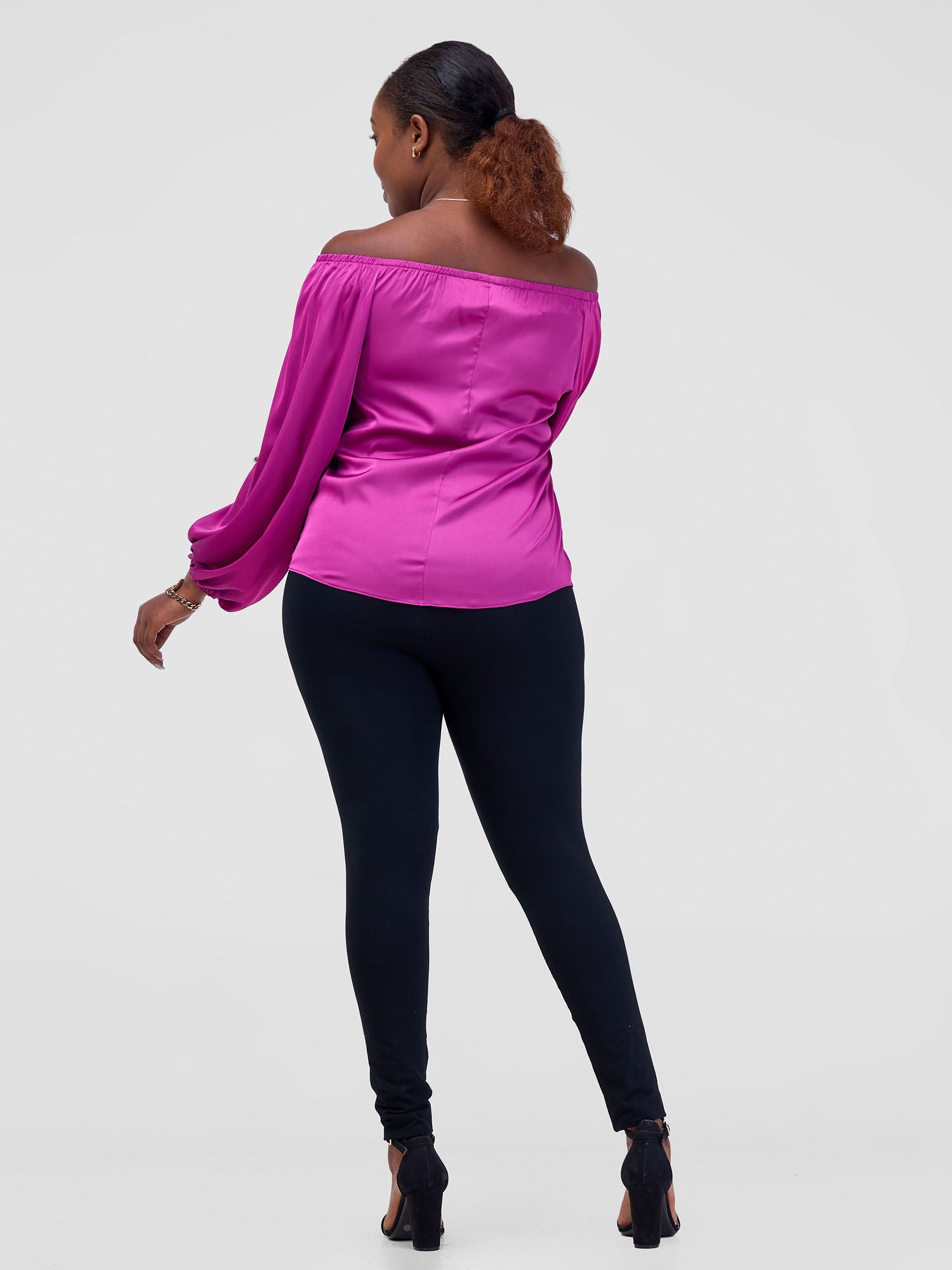 Vivo Hanabi Off - Shoulder Top - Purple